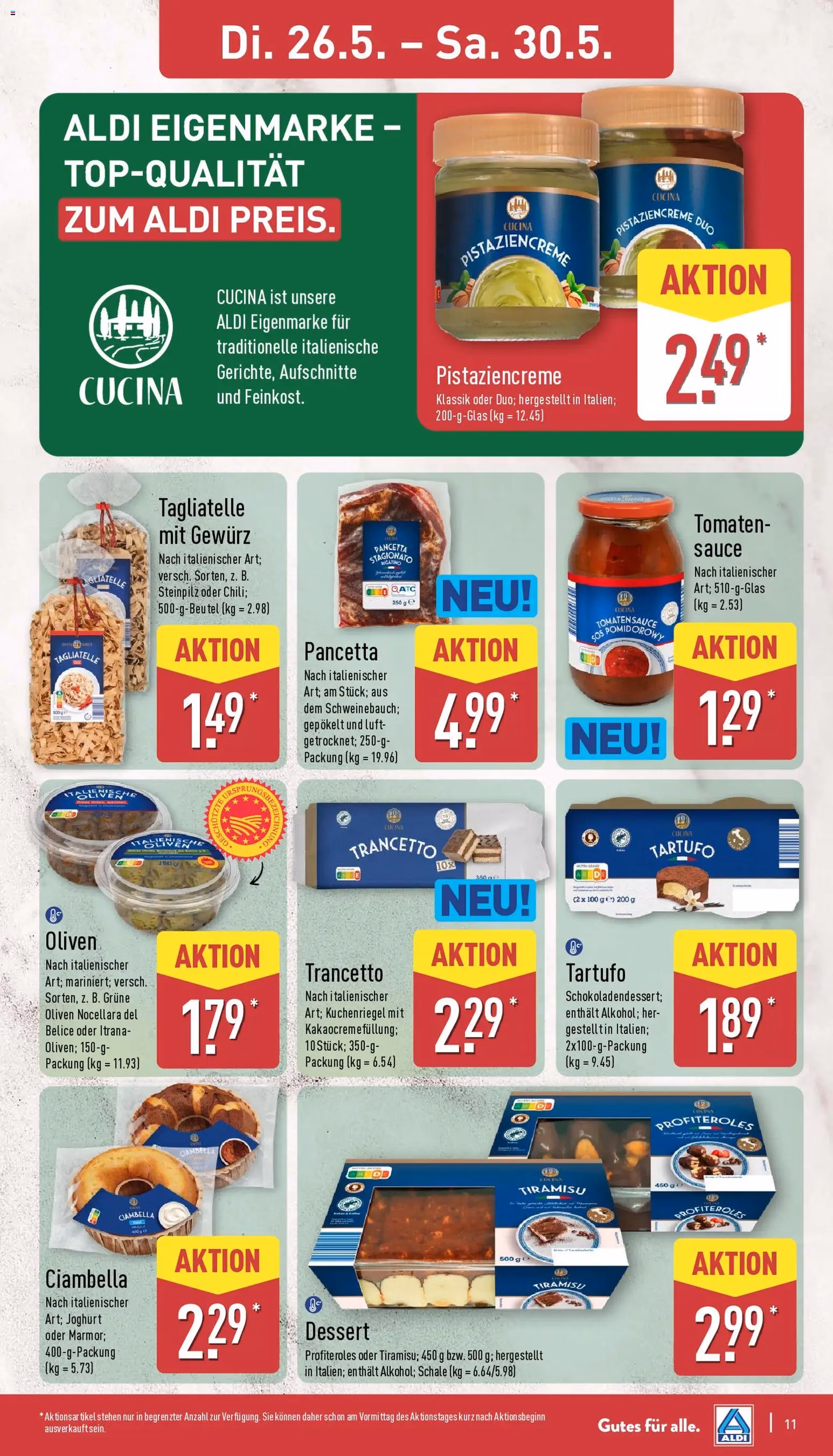 Aldi Prospekt - Gültiger Prospekt ab 26.05.2026, Seite 11 von insgesamt 42