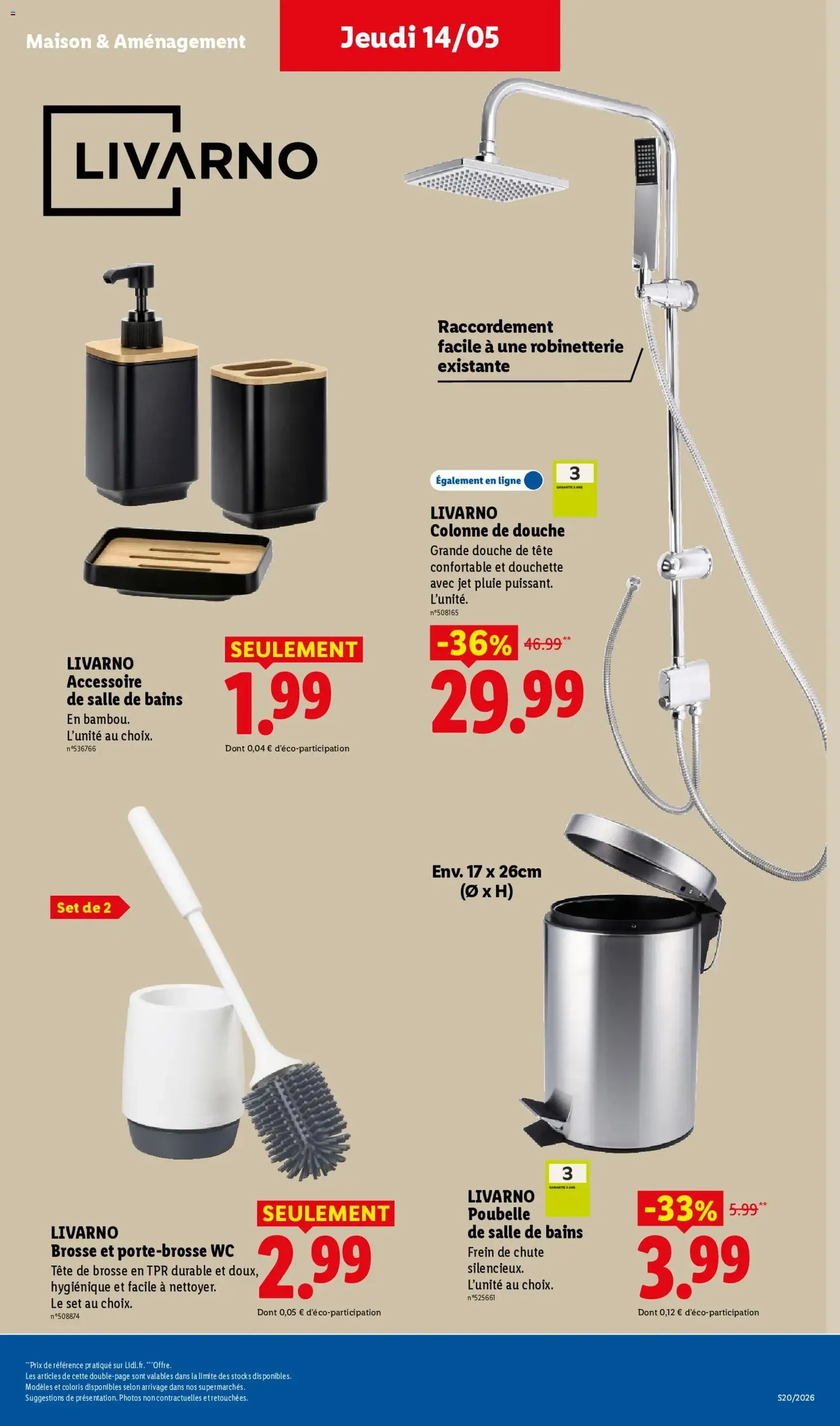 LIDL catalogue - brochure valable à partir du 14/05/2026, page 33 sur 59