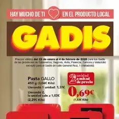 Vista previa del folleto Gadis - folleto válido desde 29/01/2026