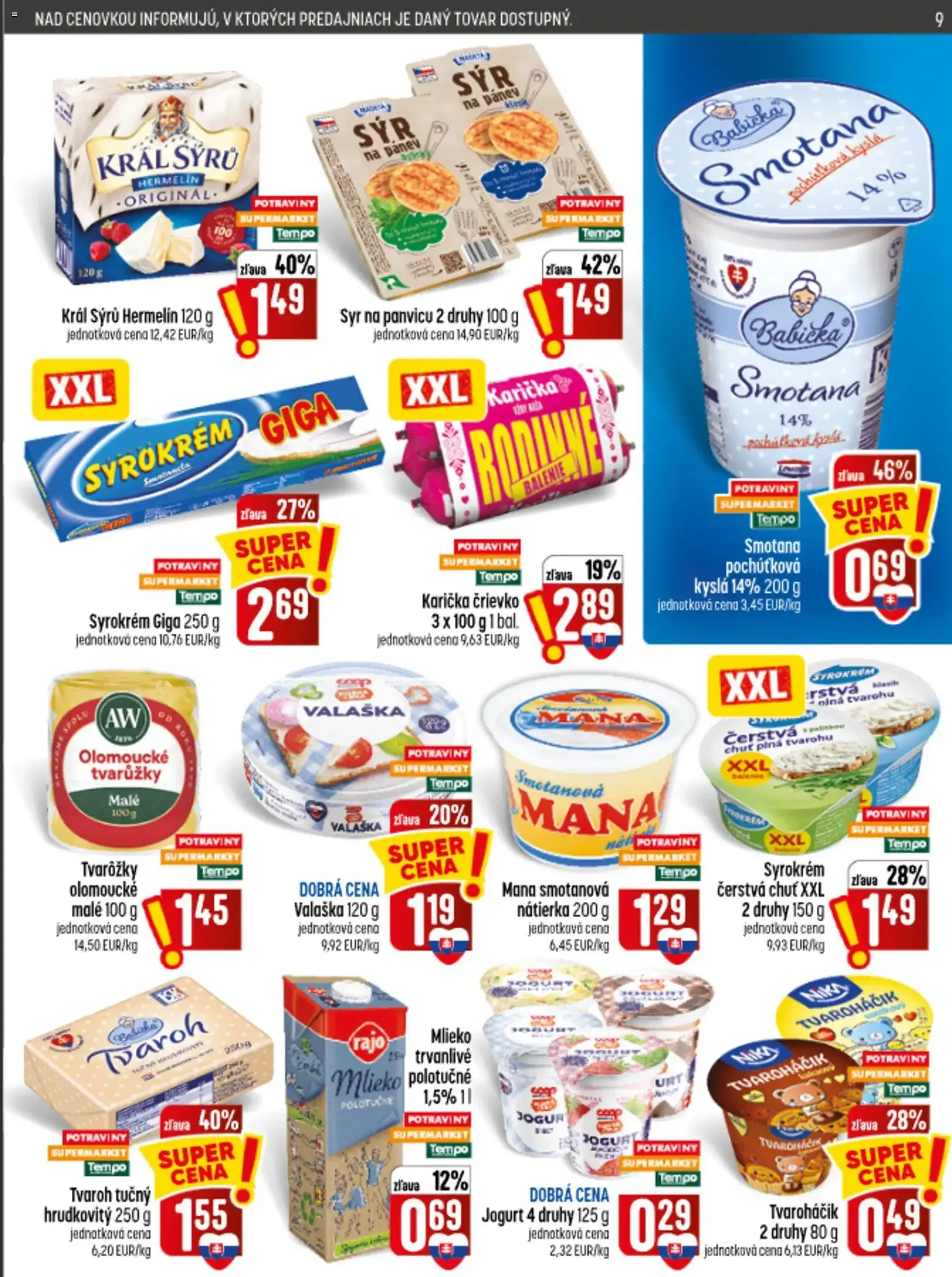 COOP Jednota leták - platný leták od 10.09.2026 strana 9 z 32
