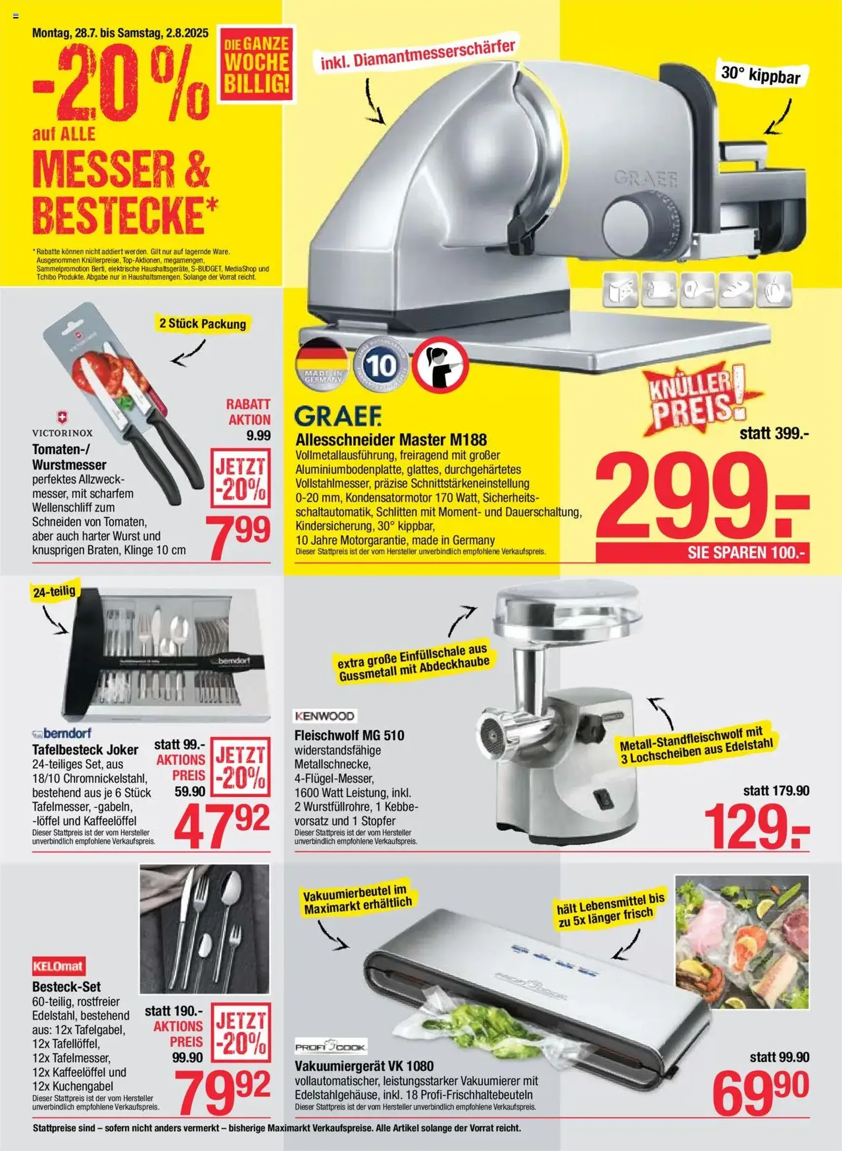 Maximarkt Flugblatt - Gültiger Prospekt ab 28.07.2025, Seite 16 von insgesamt 20 Maximarkt Flugblatt - Gültiger Prospekt ab 28.07.2025, Seite 16 von insgesamt 20