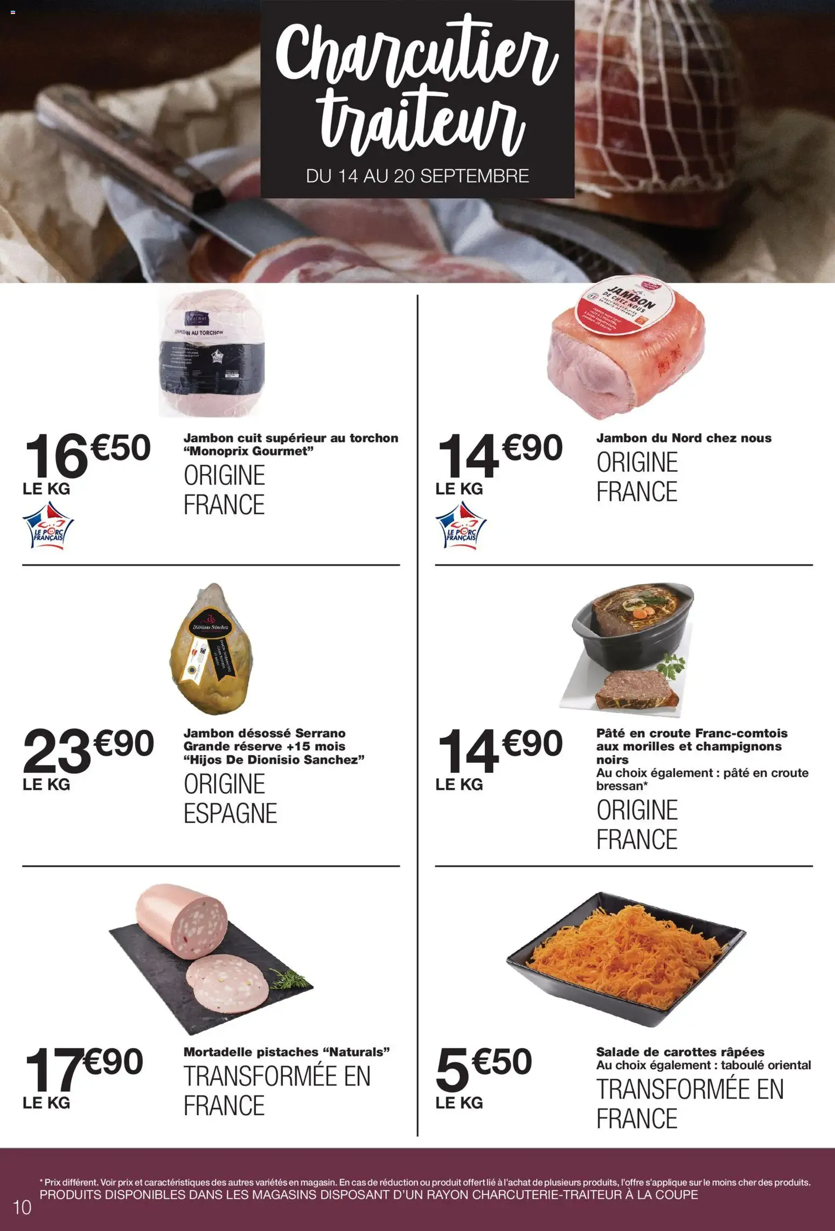 Monoprix catalogue - brochure valable à partir du 08/09/2026, page 10 sur 59