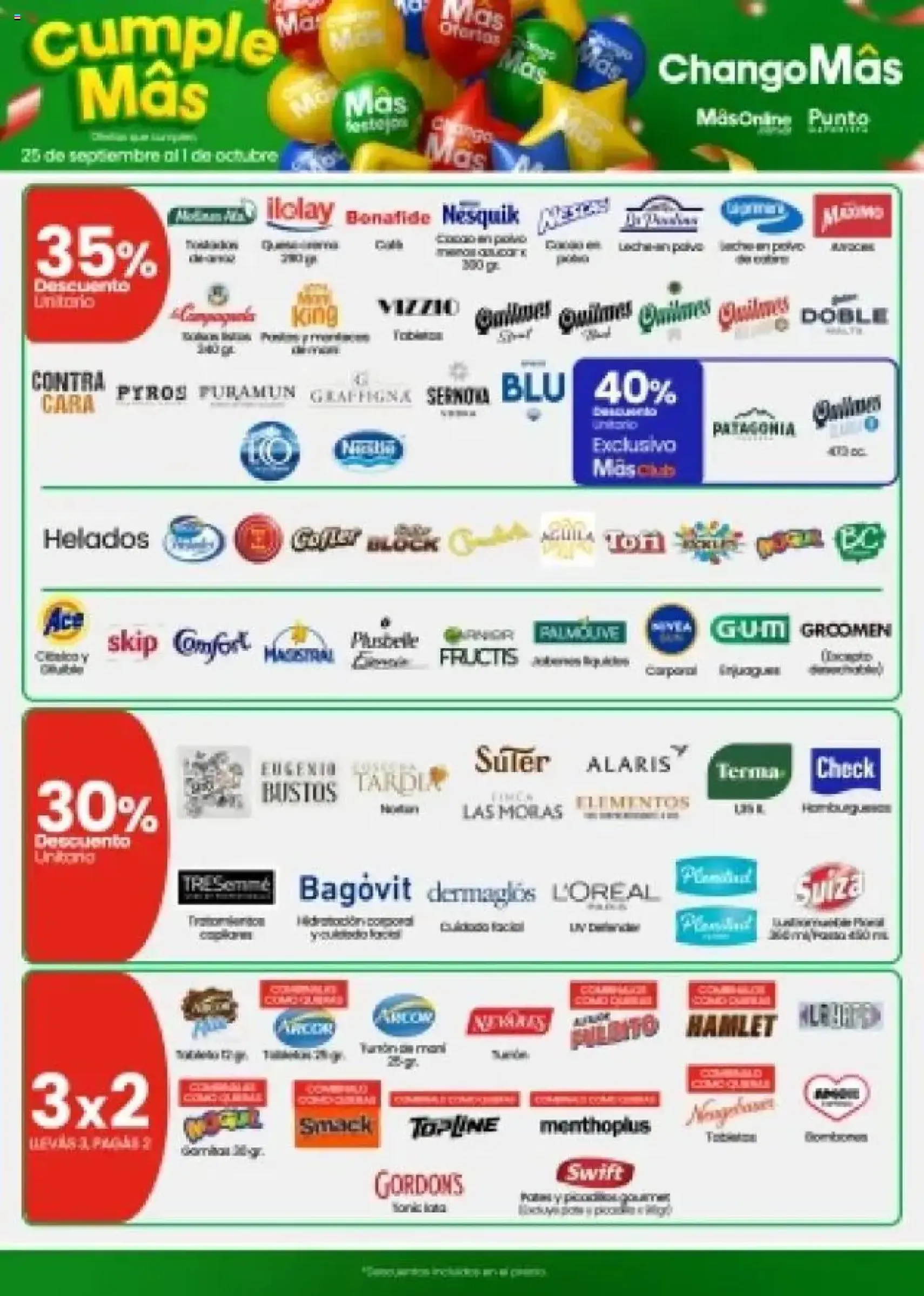 Changomas ofertas - folleto válido desde 25/09/2025 página 2 de 17