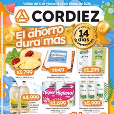 Vista previa del folleto Cordiez ofertas válido desde 05/03/2026