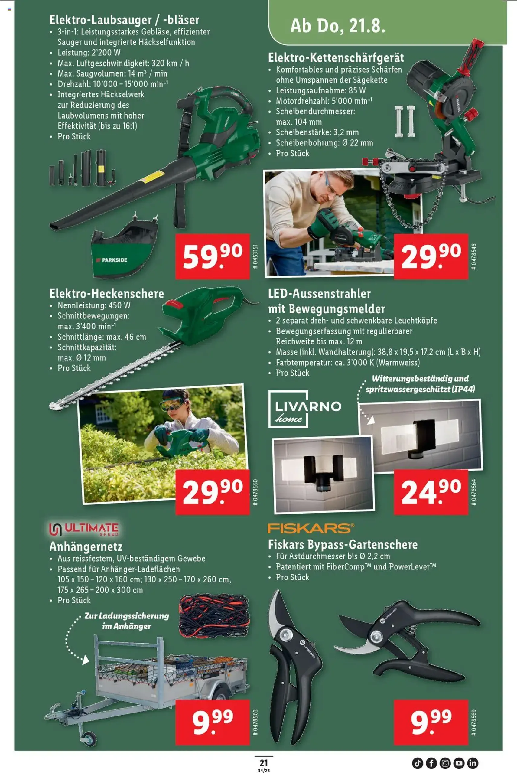 Lidl Aktionen - Gültiger Prospekt ab 21.08.2025, Seite 23 von insgesamt 34