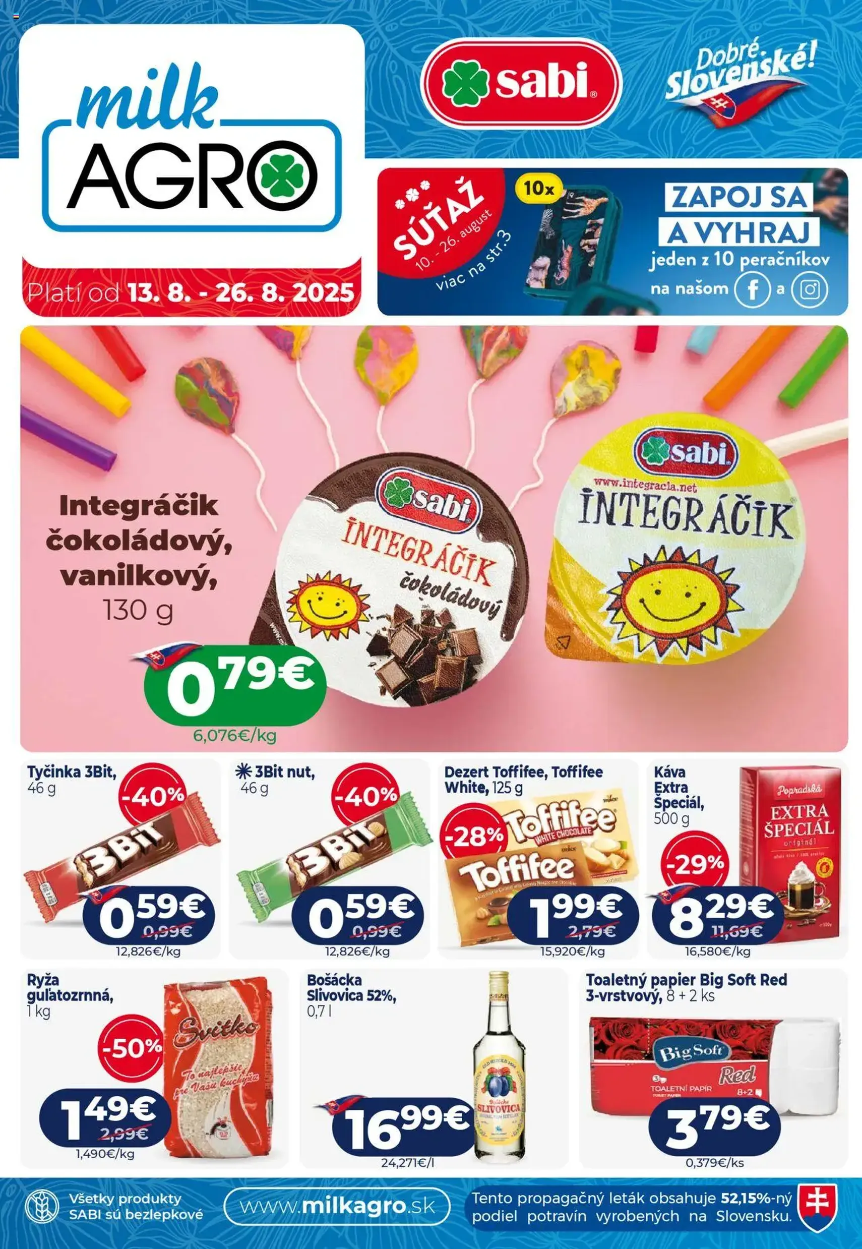 Milk Agro leták - platný leták od 13.08.2025 strana 1 z 16