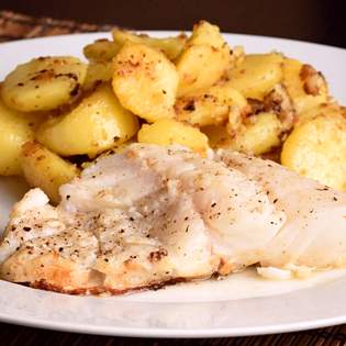 Recipe preview Dark Cod on Butter