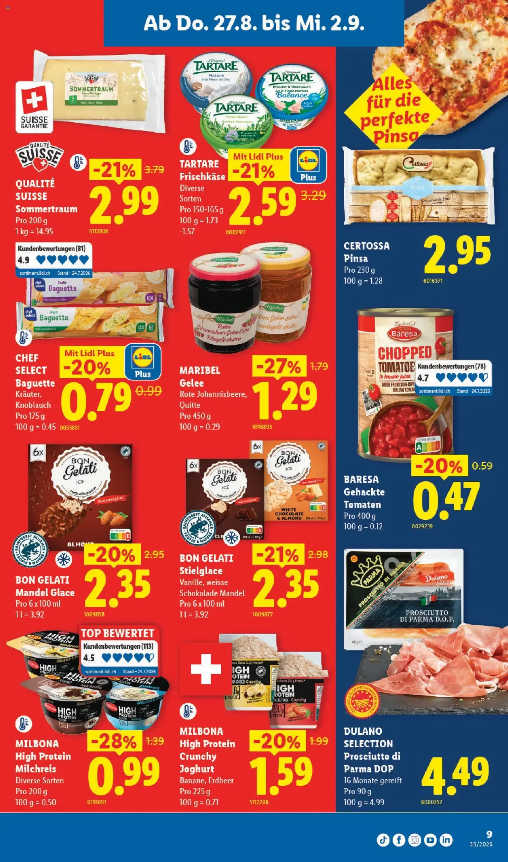 Lidl aktionen - Gültiger Prospekt ab 27.08.2026, Seite 13 von insgesamt 37