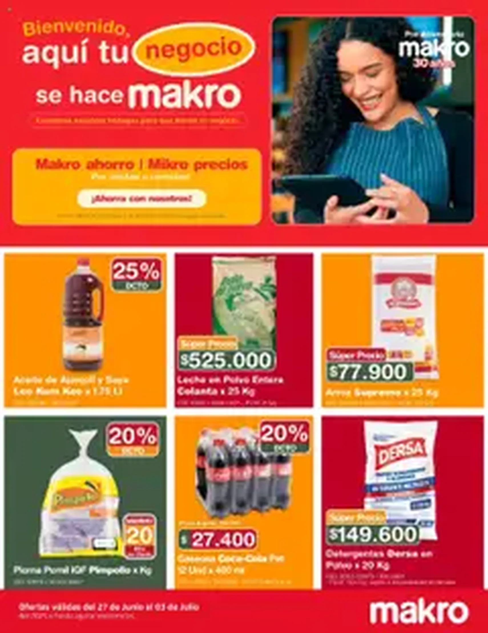 Makro - Catálogo - folleto válido desde 27/06/2025 página 1 de 1