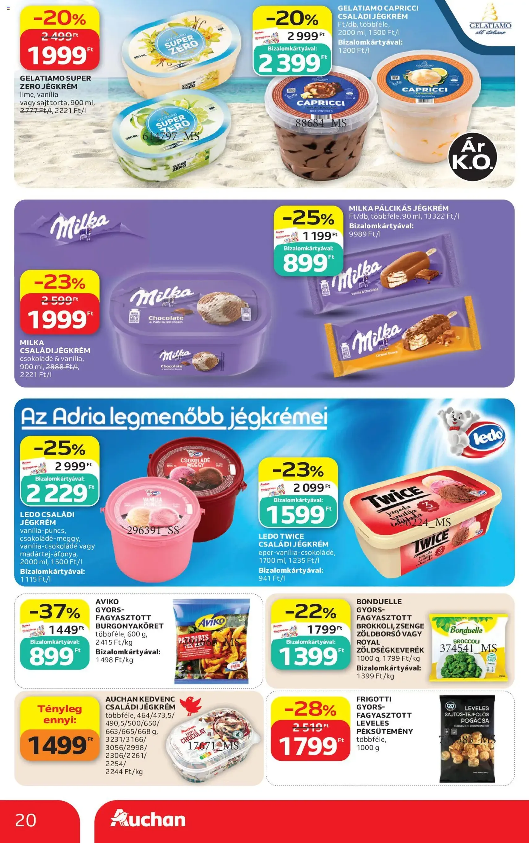 Auchan akciós újság - 2026.07.16. érvényes szórólap 20 oldal 56 oldalból