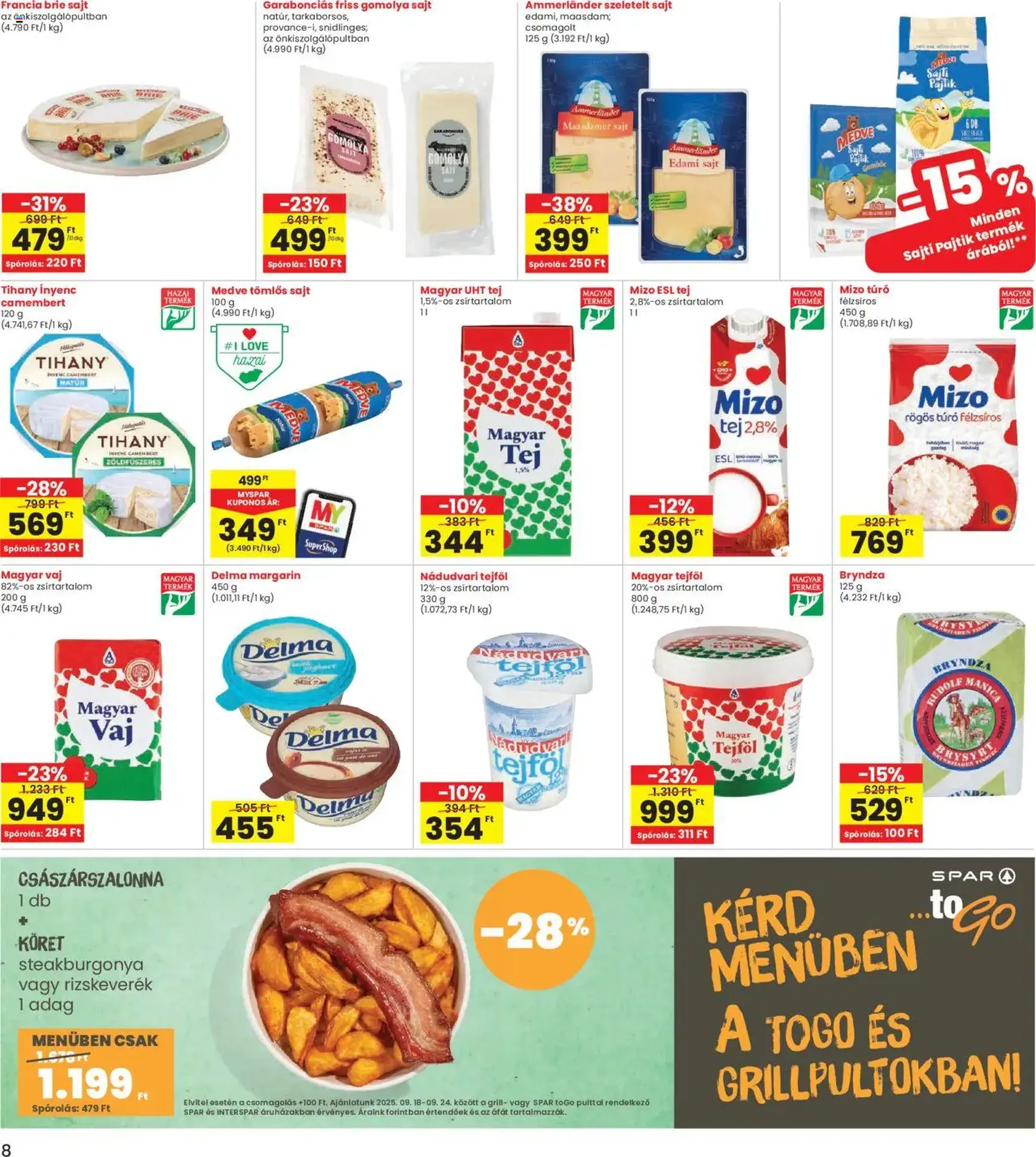 Interspar Akciós újság - 2025.09.18. érvényes szórólap 8 oldal 19 oldalból