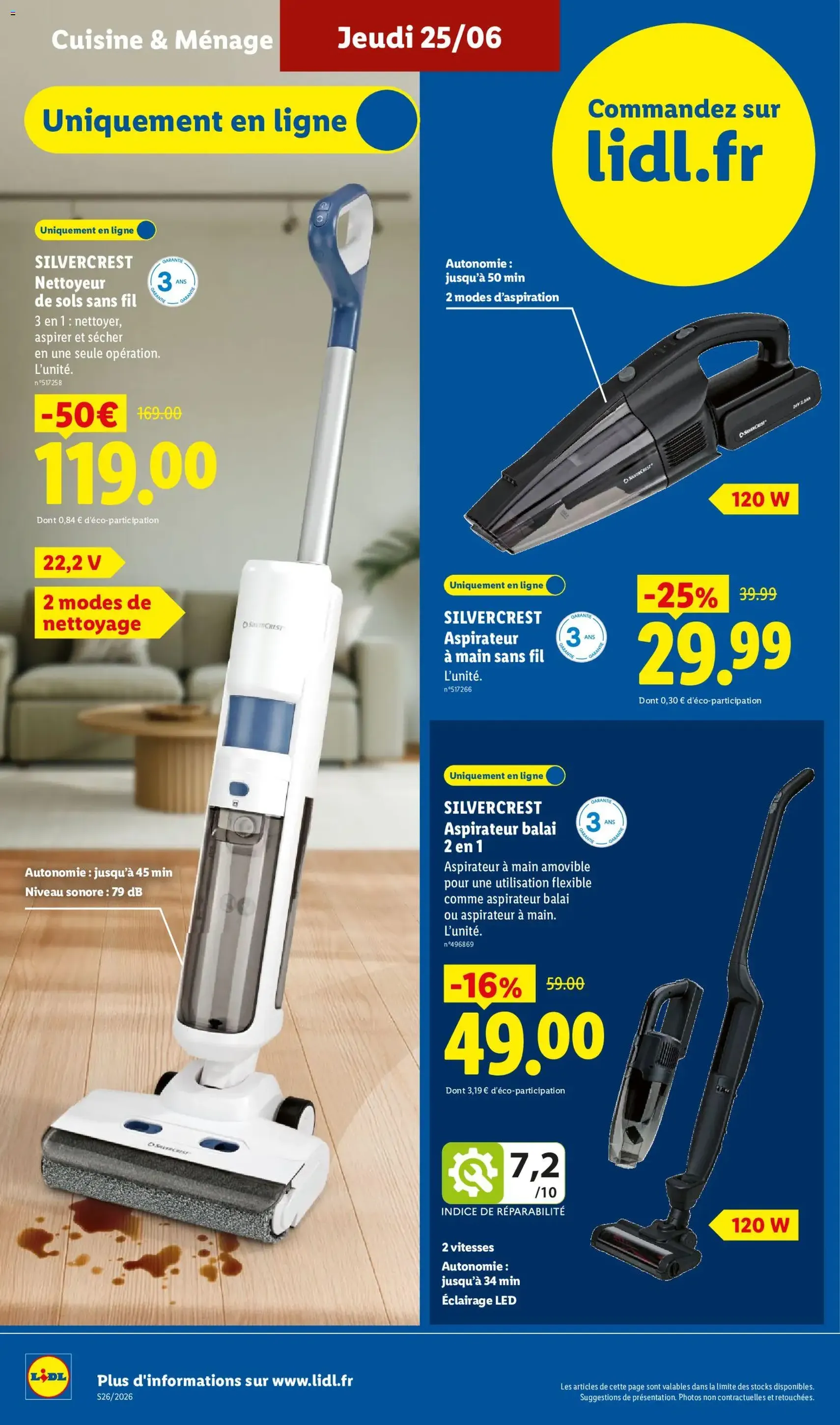 LIDL catalogue - brochure valable à partir du 25/06/2026, page 50 sur 72