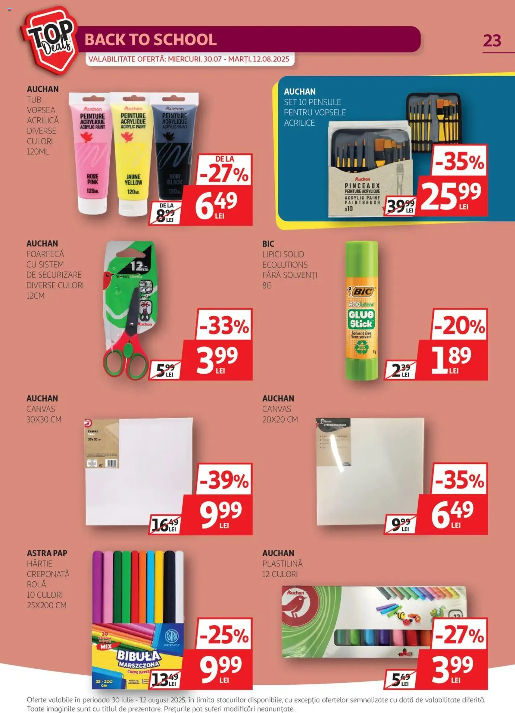 Catalog Auchan - cataloage valabile începând cu 30.07.2025 pagina 23 din 26 Catalog Auchan - cataloage valabile începând cu 30.07.2025 pagina 23 din 26