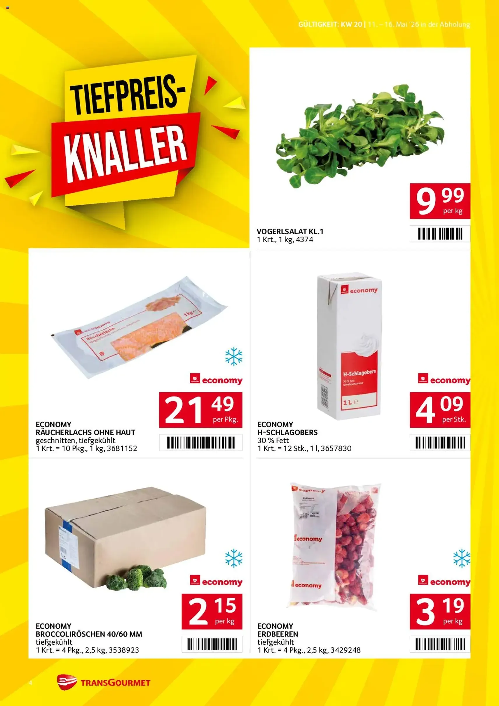 Transgourmet Flugblatt - Gültiger Prospekt ab 11.05.2026, Seite 4 von insgesamt 40