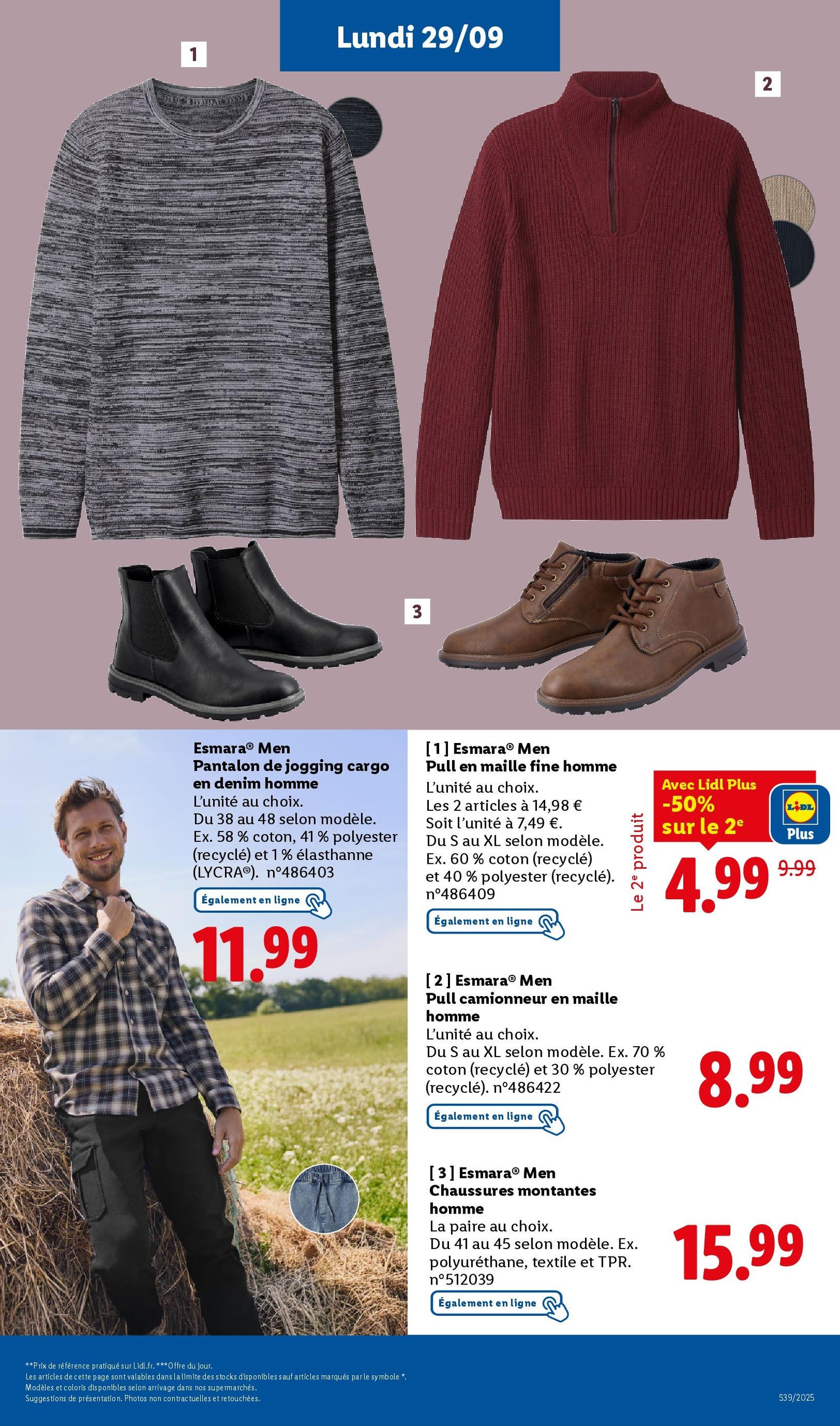 LIDL catalogue semaine 39 - brochure valable à partir du 25/09/2025, page 69 sur 73