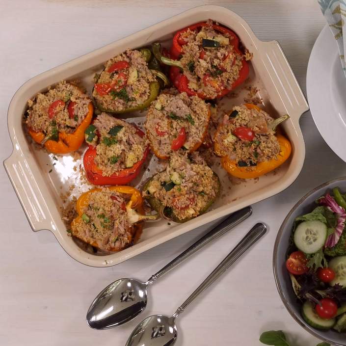 Peperoni ripieni di tonno