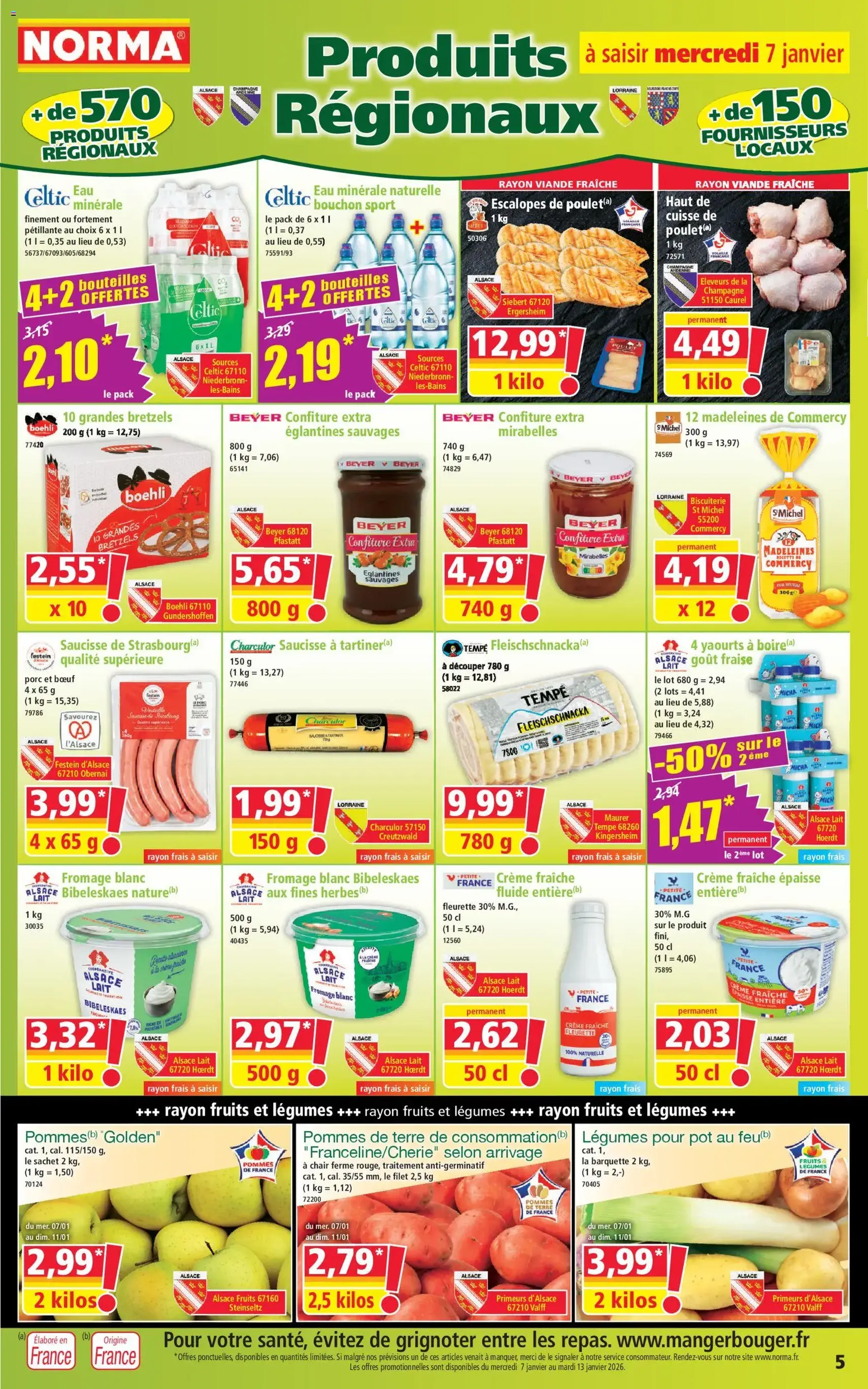 Norma catalogue - brochure valable à partir du 07/01/2025, page 5 sur 14