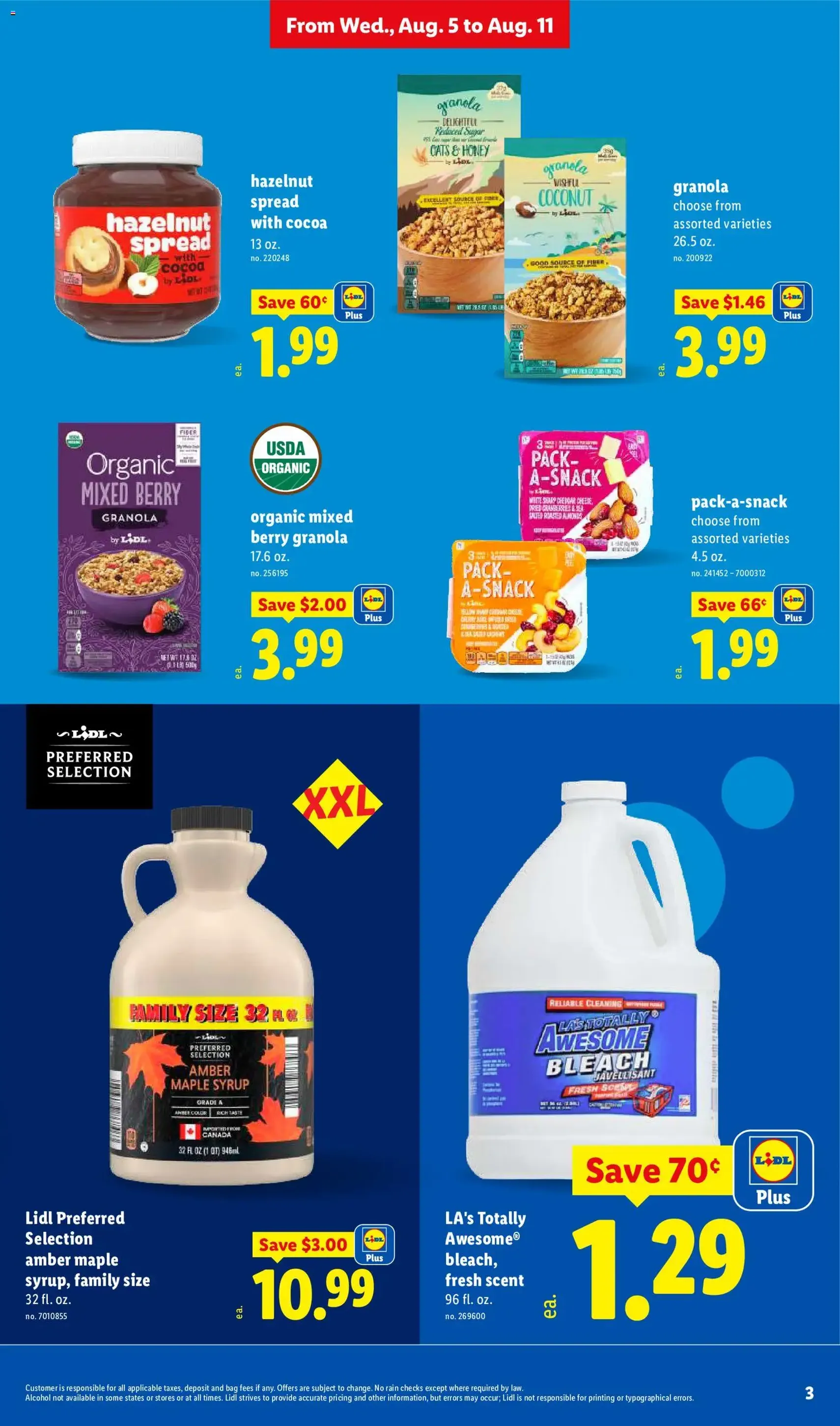 Lidl Weekly Ad - valid flyer from 08/05/2026, page 3 of 40