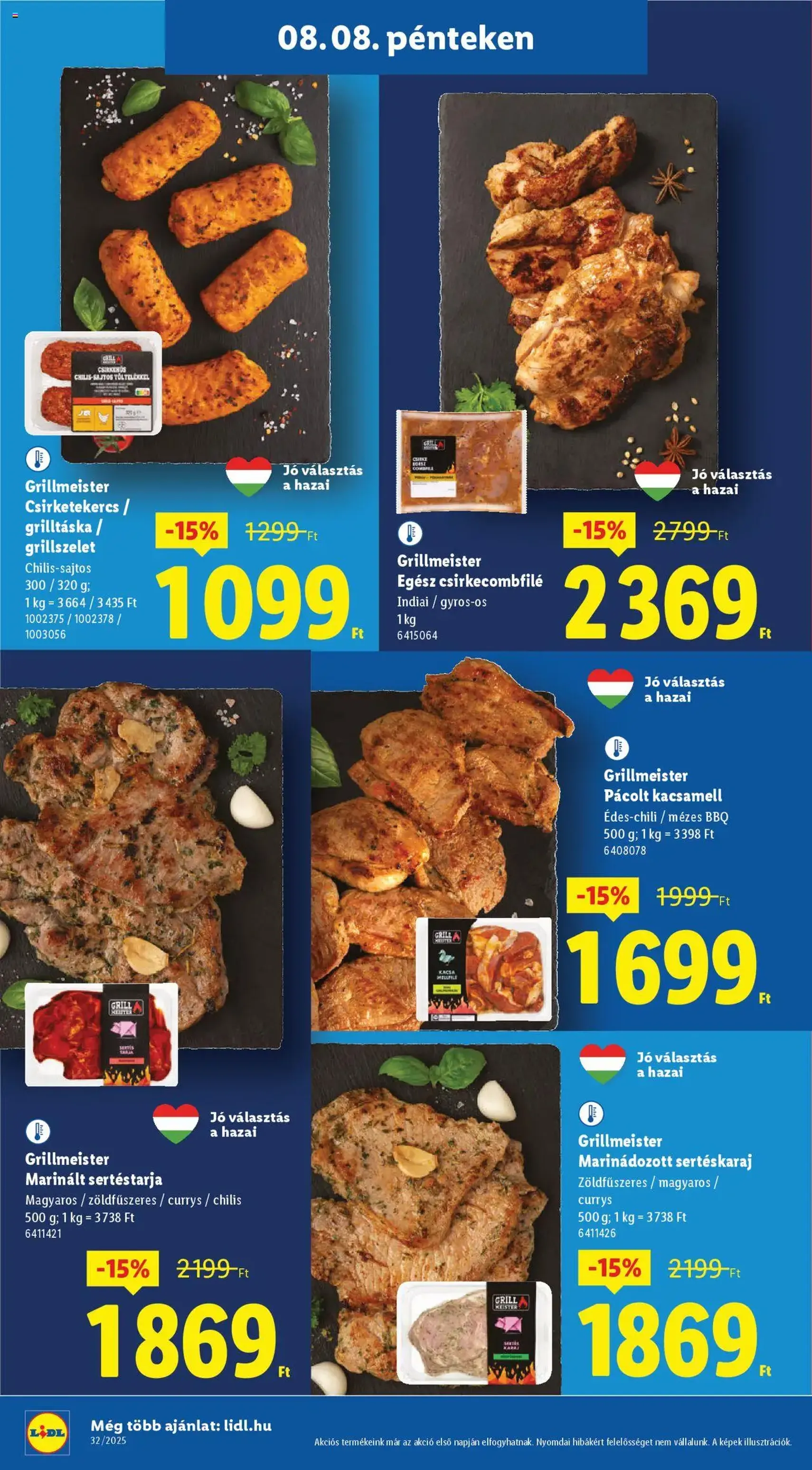 Lidl Akciós újság - 2025.08.07. érvényes szórólap 32 oldal 66 oldalból Lidl Akciós újság - 2025.08.07. érvényes szórólap 32 oldal 66 oldalból