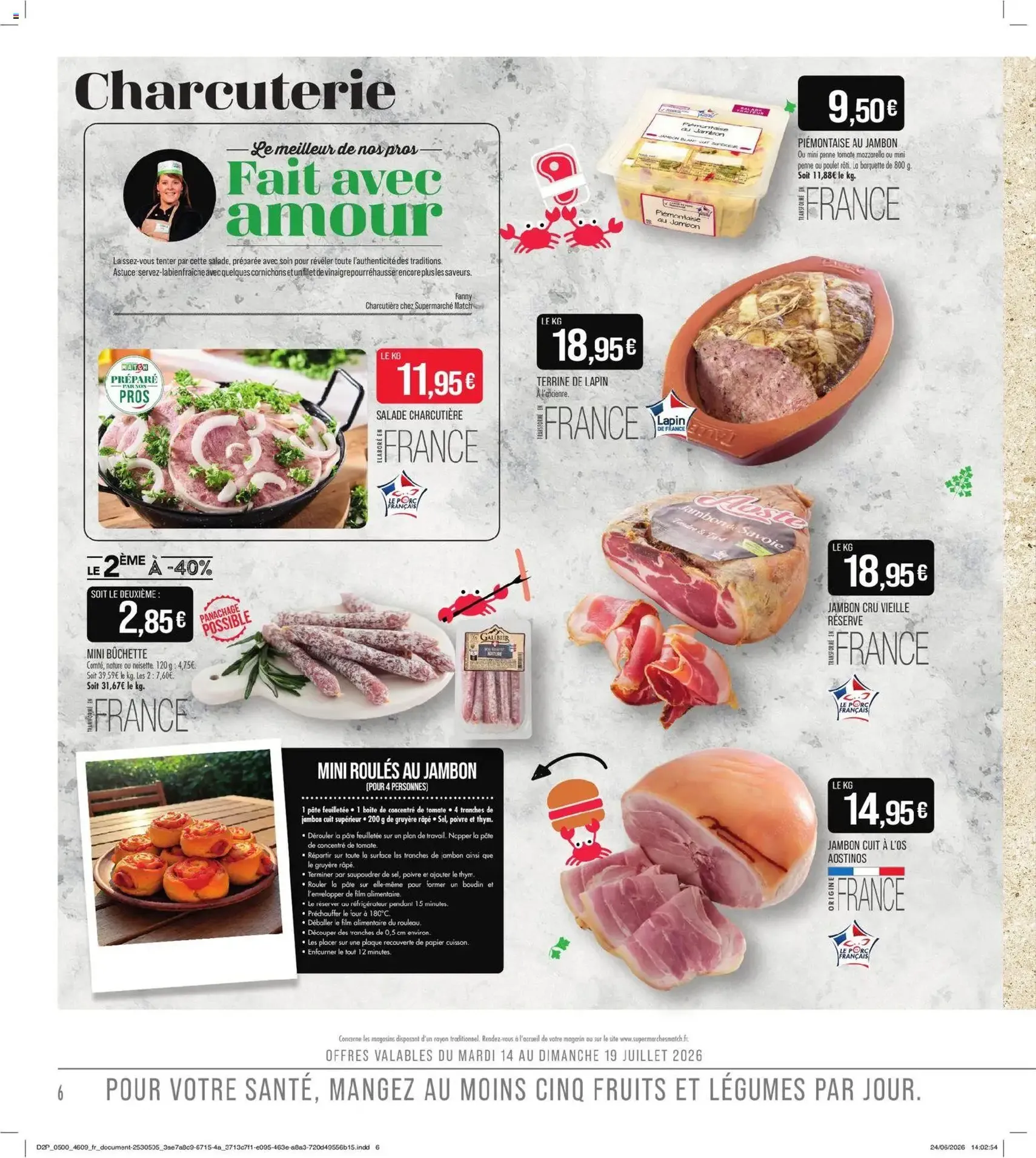 Match Supermarché catalogue - brochure valable à partir du 14/07/2026, page 6 sur 20