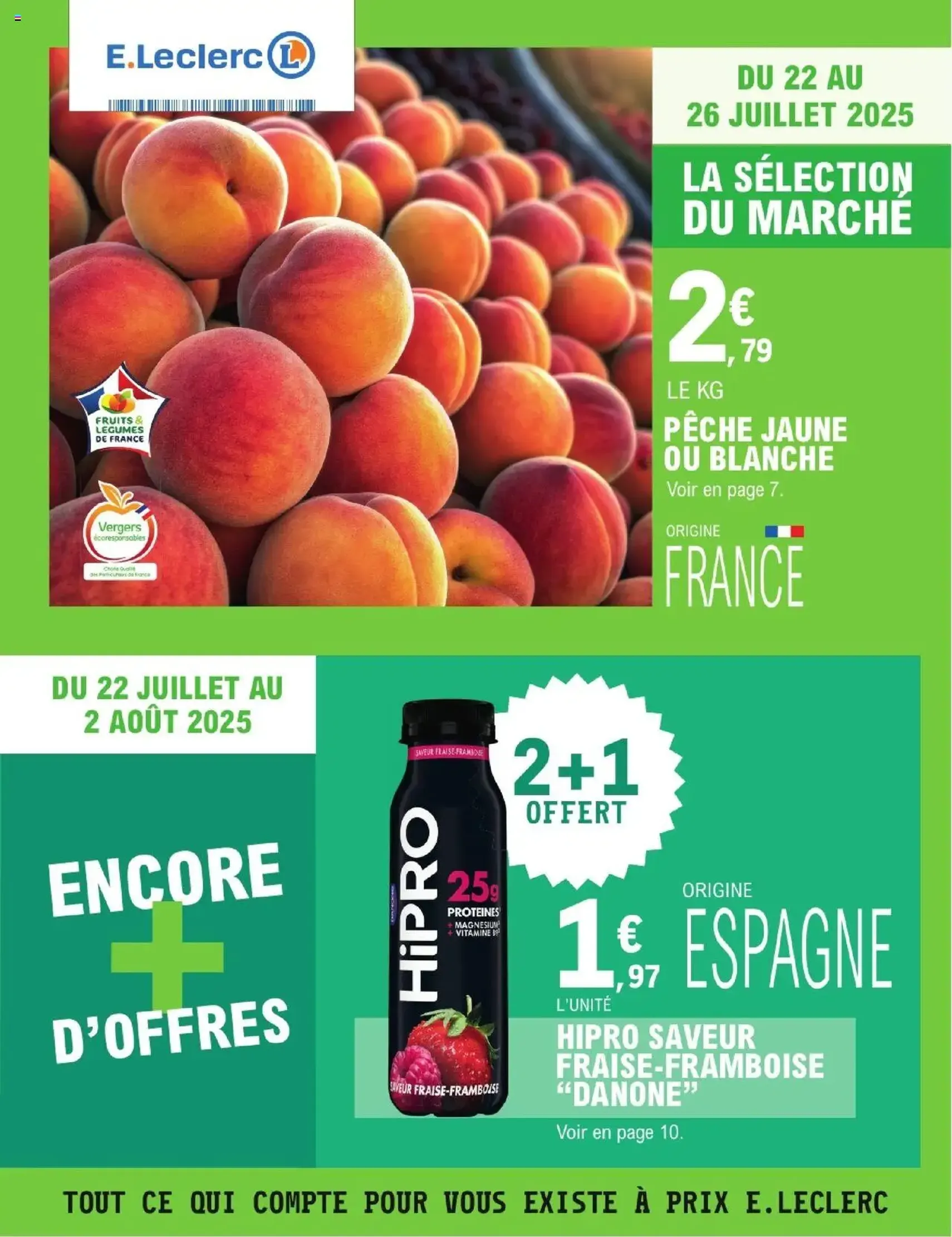 E.Leclerc catalogue semaine 30 - brochure valable à partir du 22/07/2025, page 1 sur 32 E.Leclerc catalogue semaine 30 - brochure valable à partir du 22/07/2025, page 1 sur 32