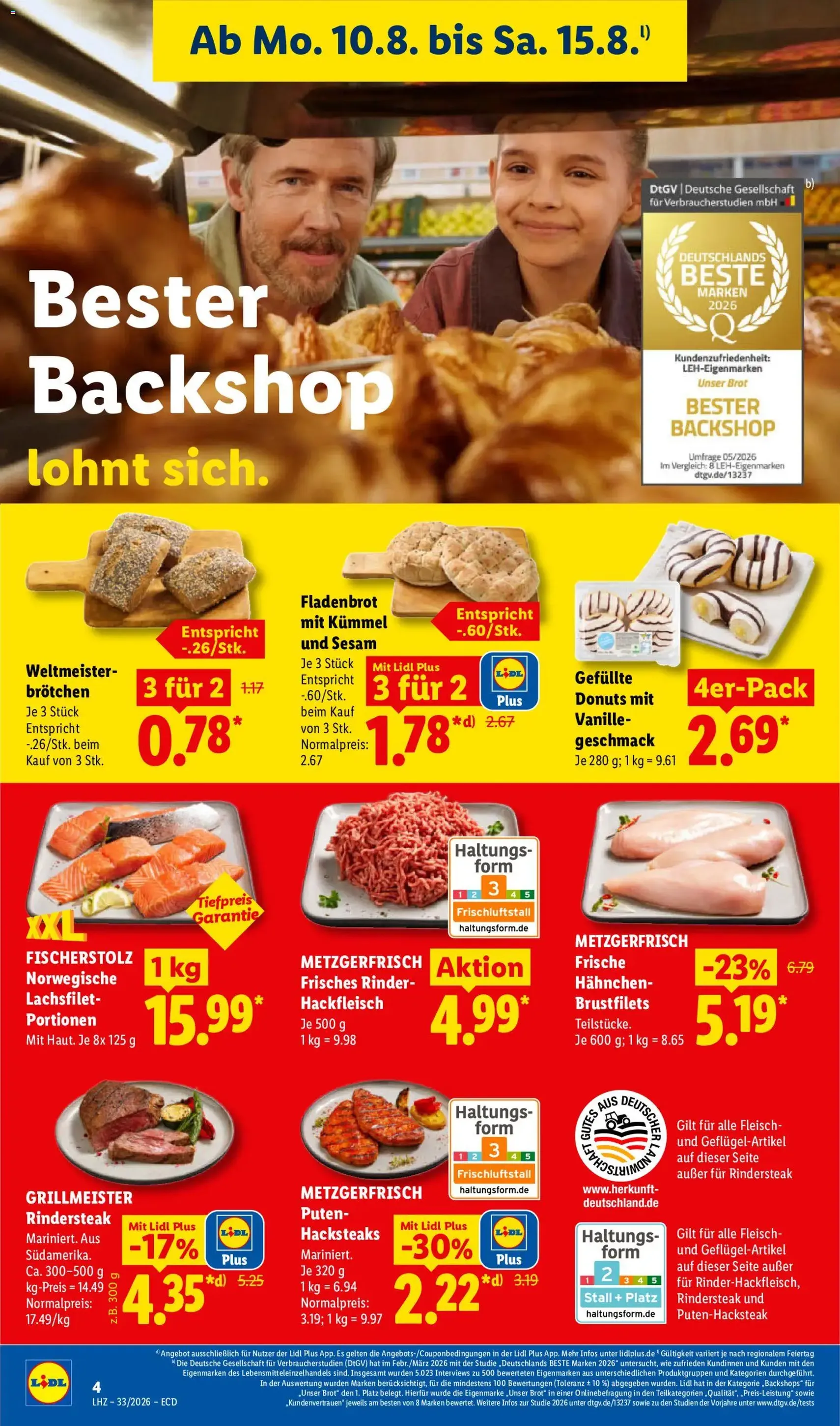 Lidl Prospekt - Gültiger Prospekt ab 10.08.2026, Seite 10 von insgesamt 73