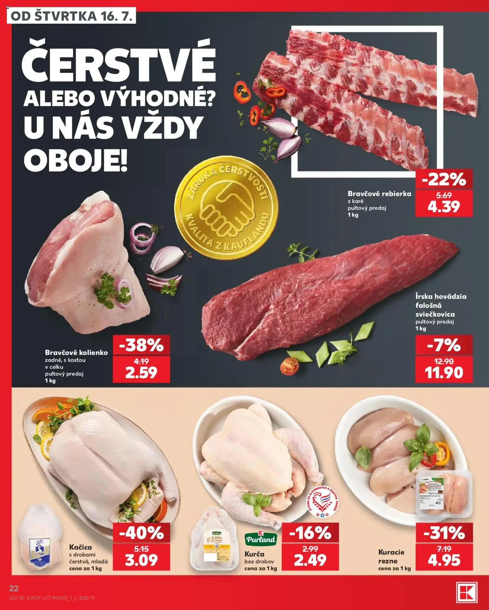 Kaufland leták - platný leták od 16.07.2026 strana 22 z 86