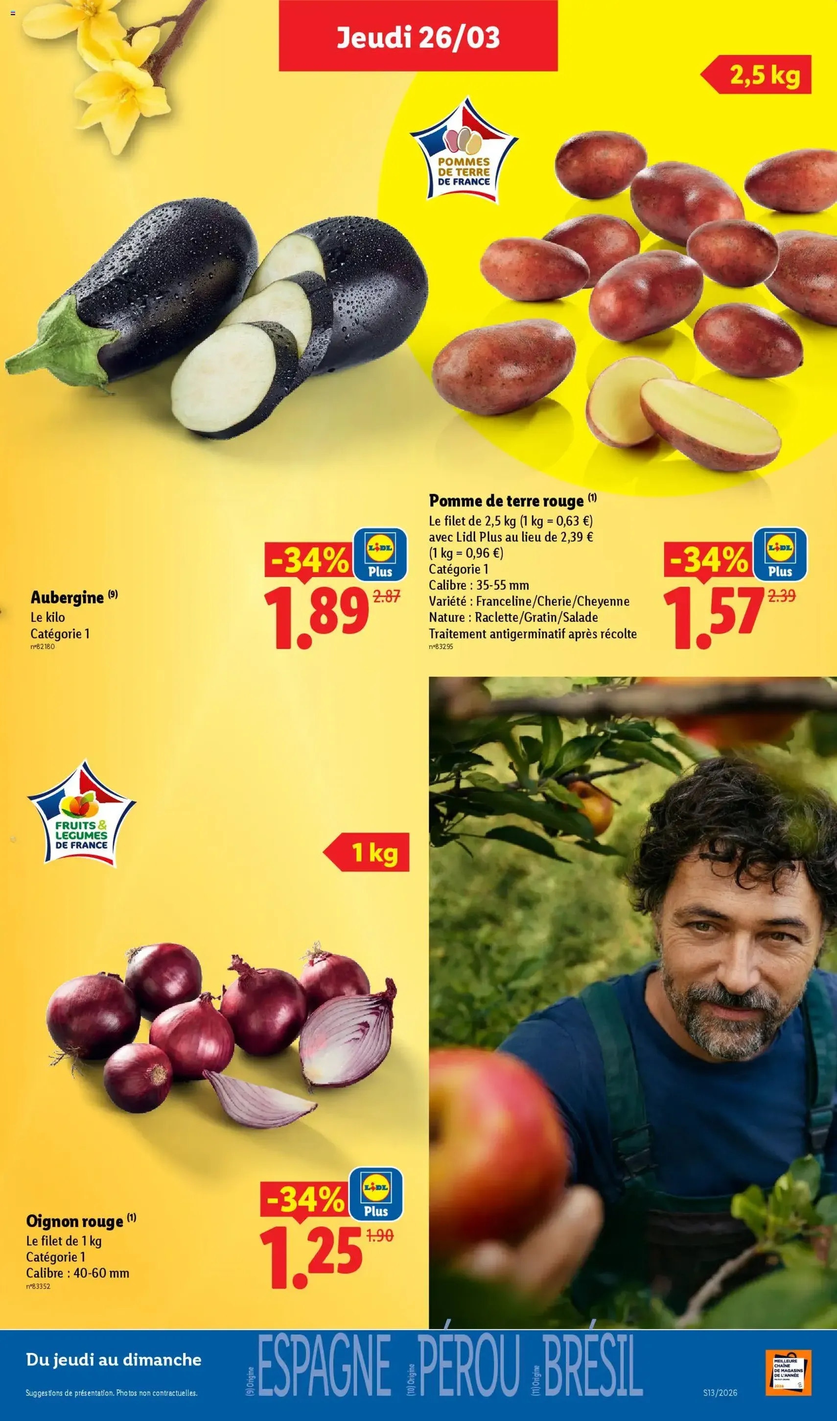 LIDL catalogue semaine 13 - brochure valable à partir du 26/03/2026, page 3 sur 76