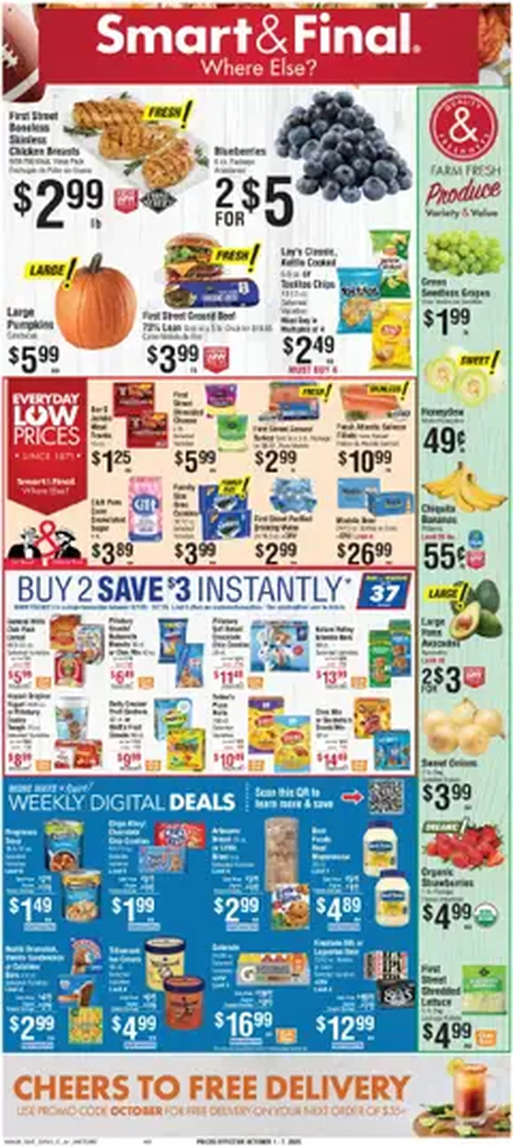 Smart & Final Weekly Ad - valid flyer from 10/01/2025, page 1 of 1