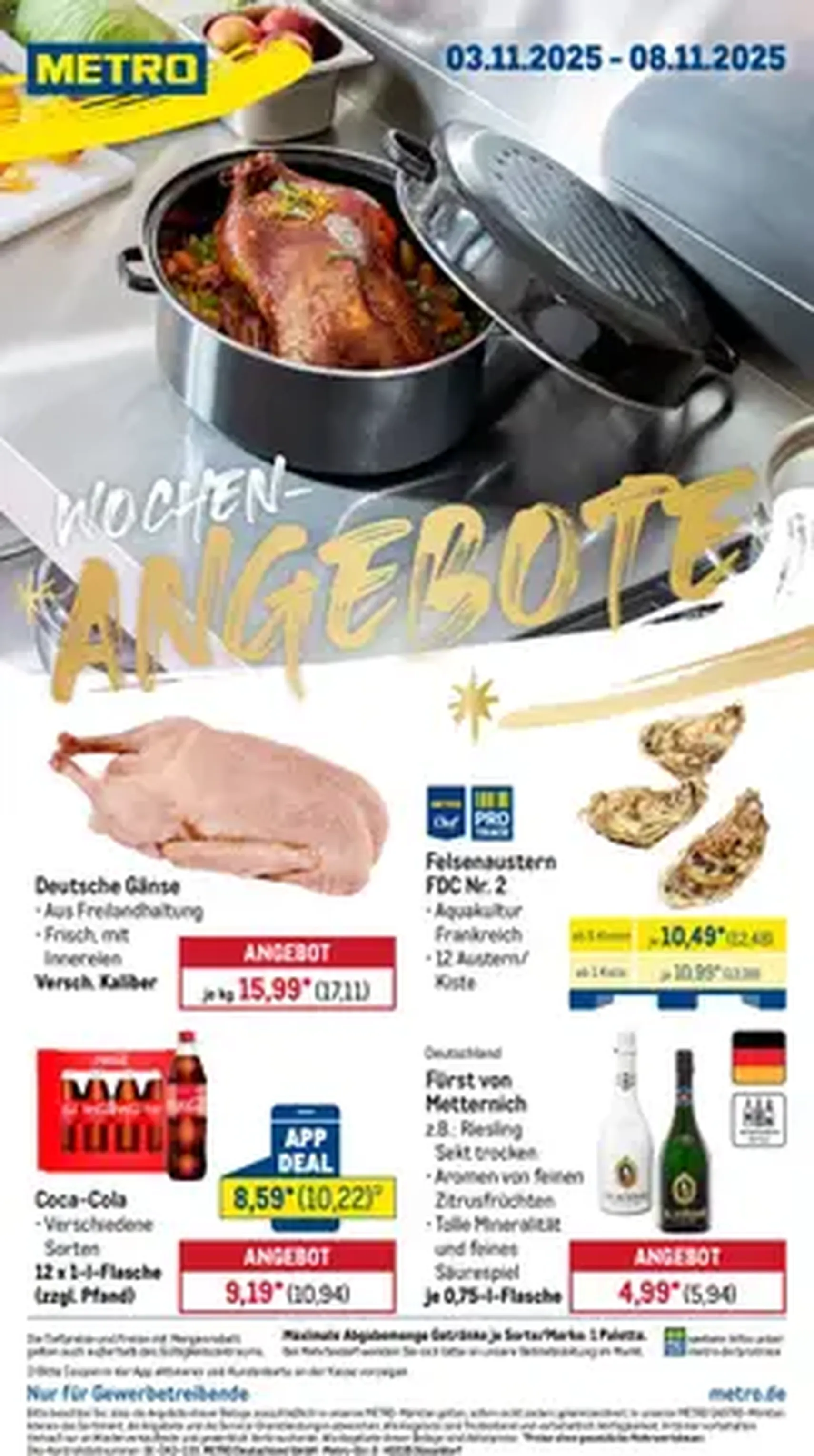 Metro - Black Friday - Gültiger Prospekt ab 03.10.2025, Seite 1 von insgesamt 1