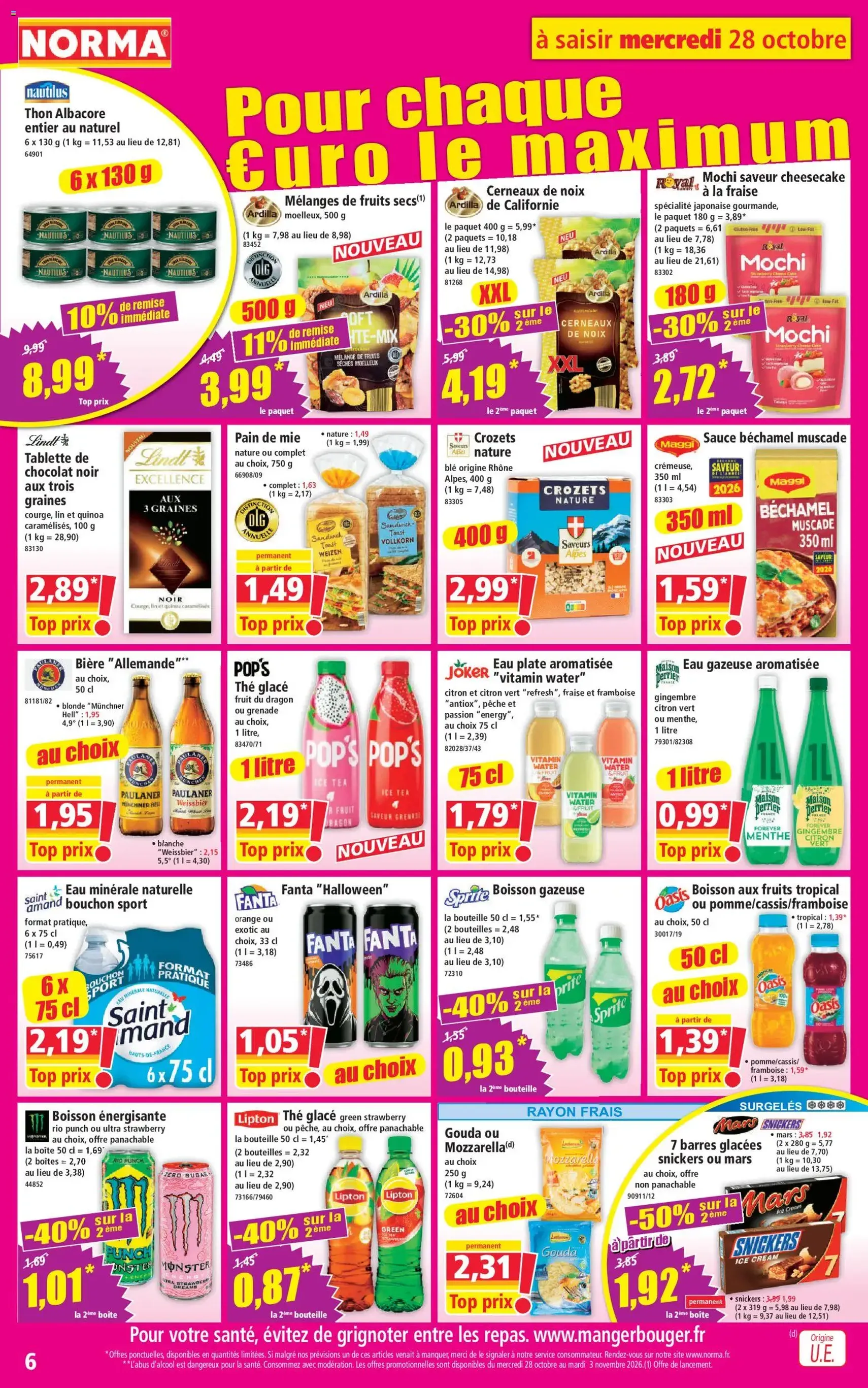 Norma catalogue - brochure valable à partir du 28/10/2026, page 6 sur 12