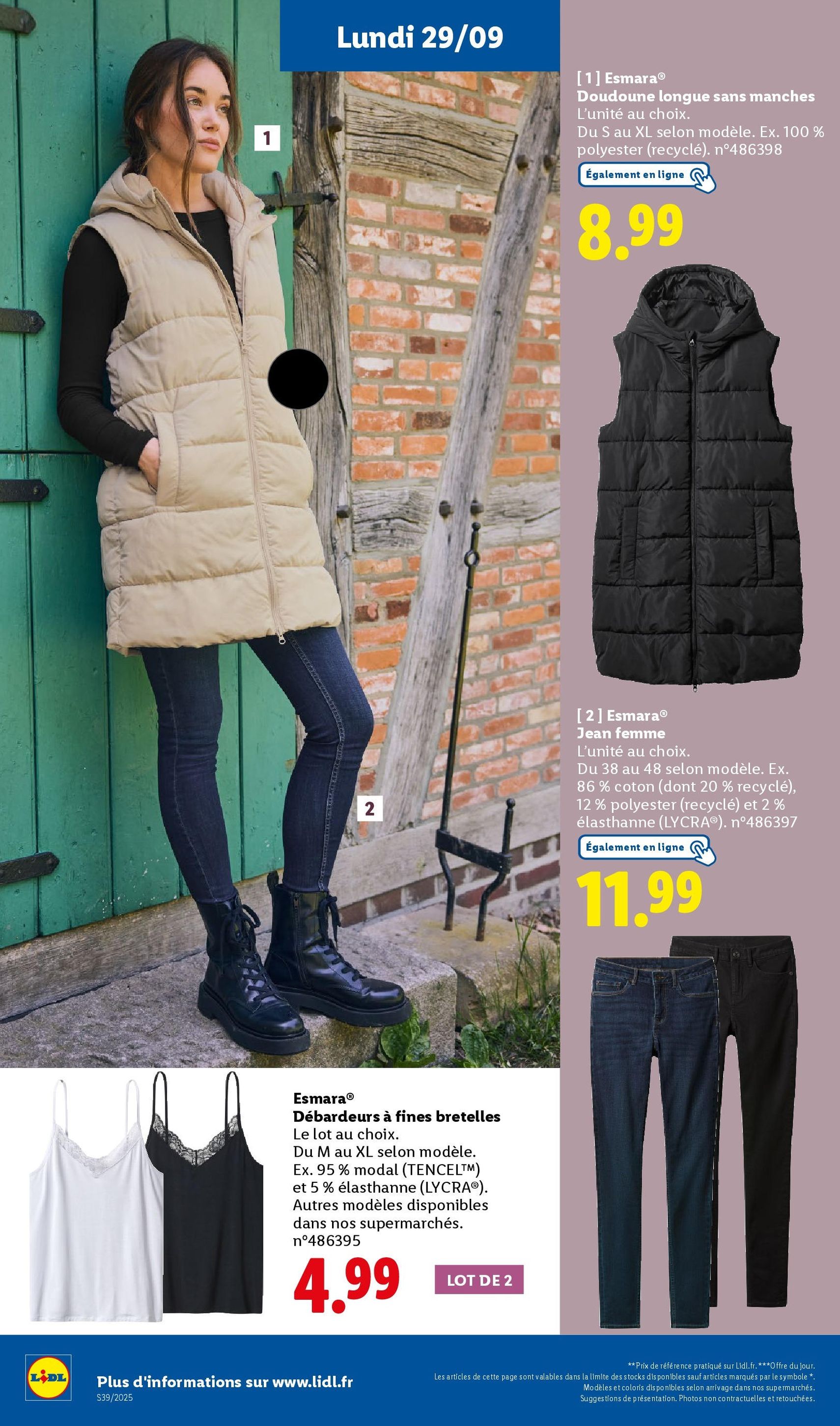 LIDL catalogue semaine 39 - brochure valable à partir du 25/09/2025, page 66 sur 73