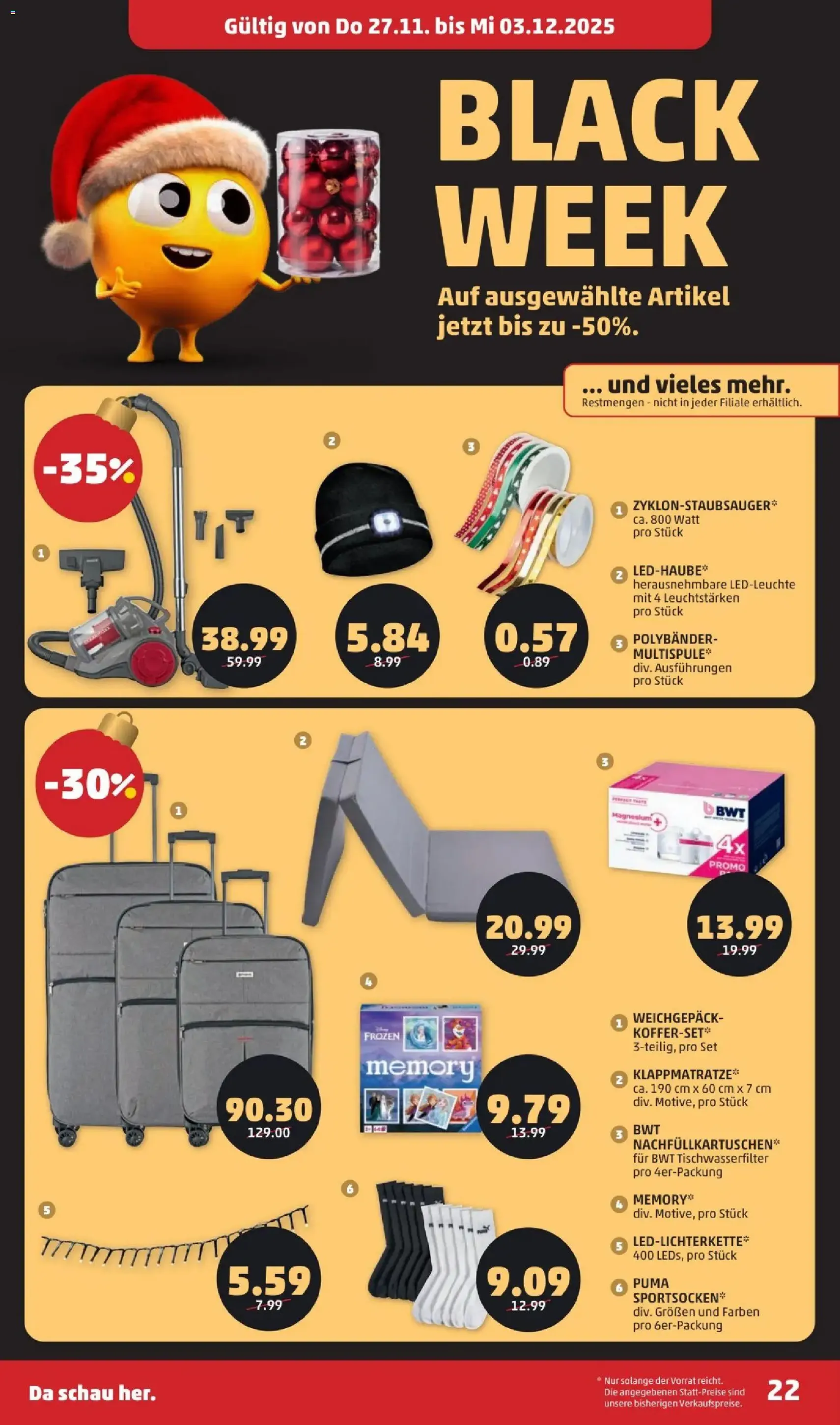 Penny Markt - Black Friday - Gültiger Prospekt ab 27.11.2025, Seite 22 von insgesamt 32