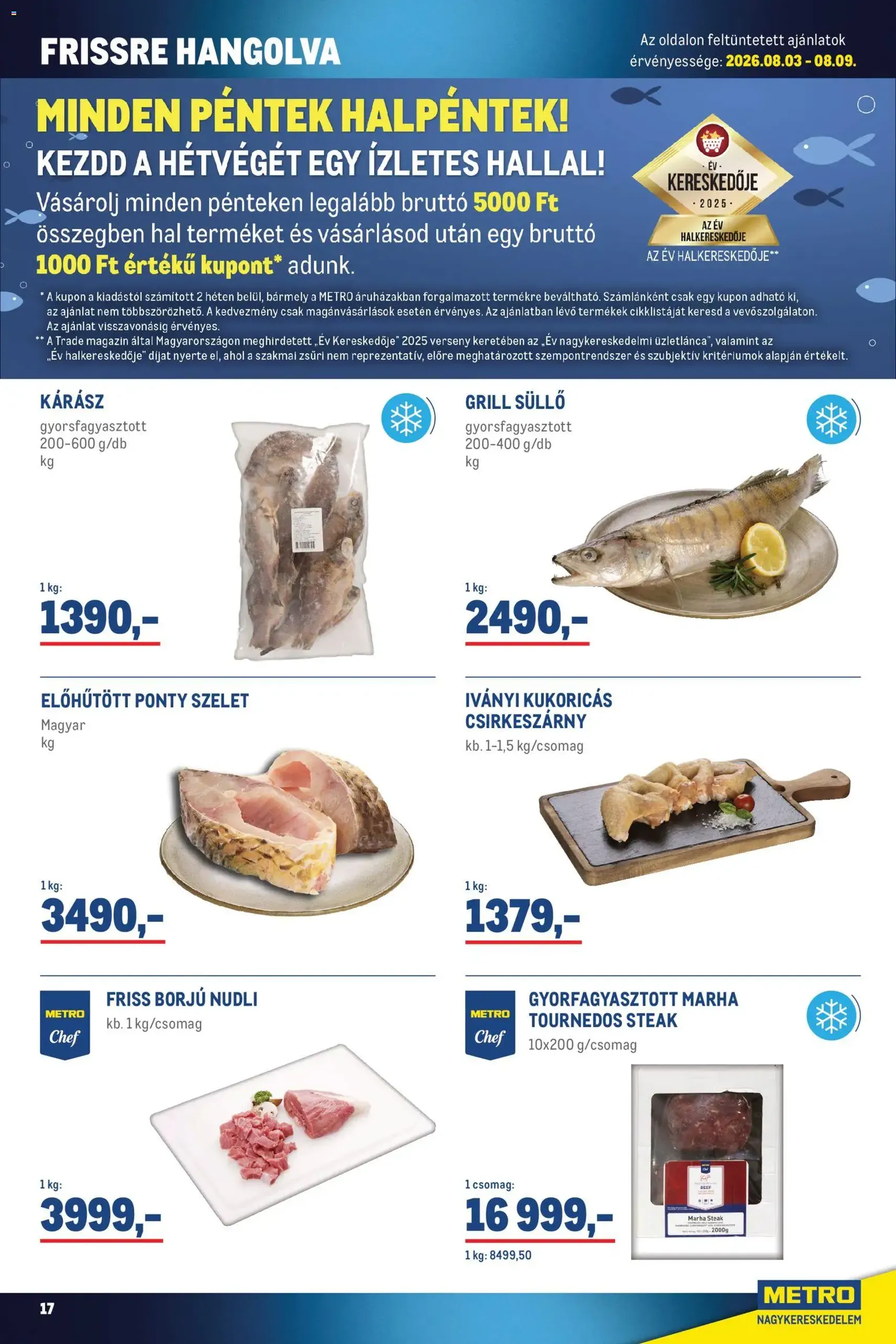 Metro akciós újság - 2026.08.01. érvényes szórólap 17 oldal 42 oldalból