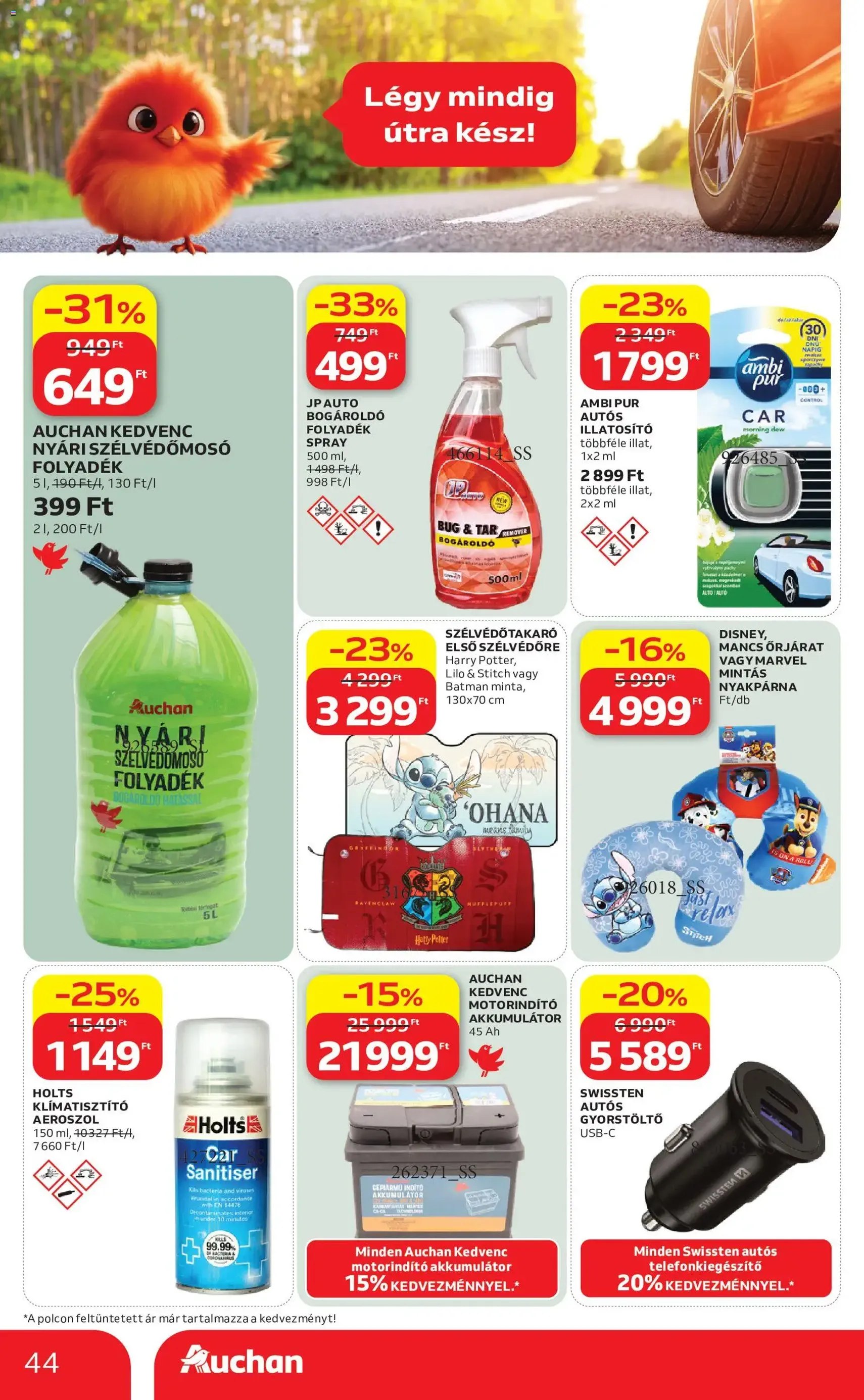 Auchan akciós újság - 2026.07.09. érvényes szórólap 44 oldal 50 oldalból