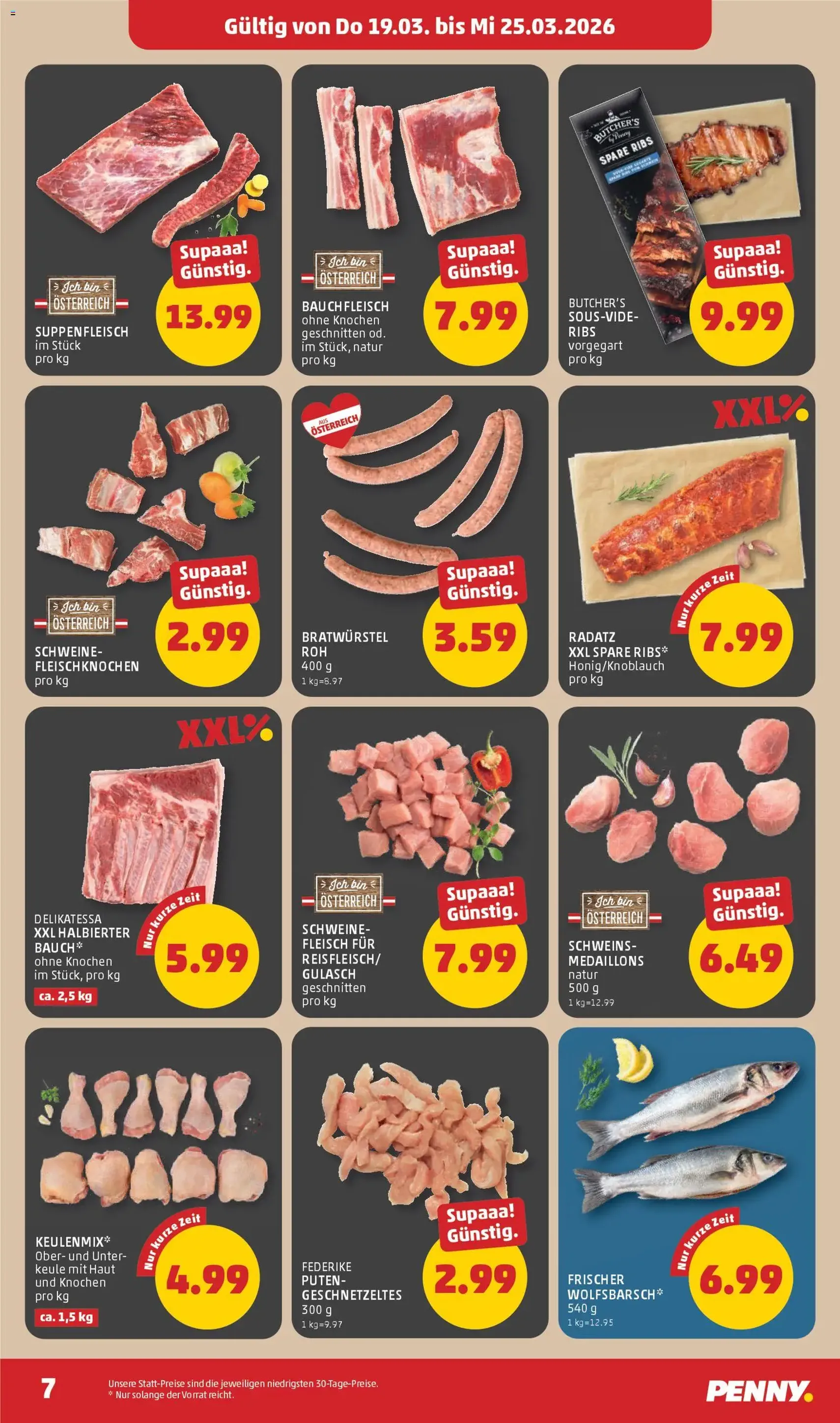Penny Markt - Flugblatt - Gültiger Prospekt ab 19.03.2026, Seite 7 von insgesamt 32