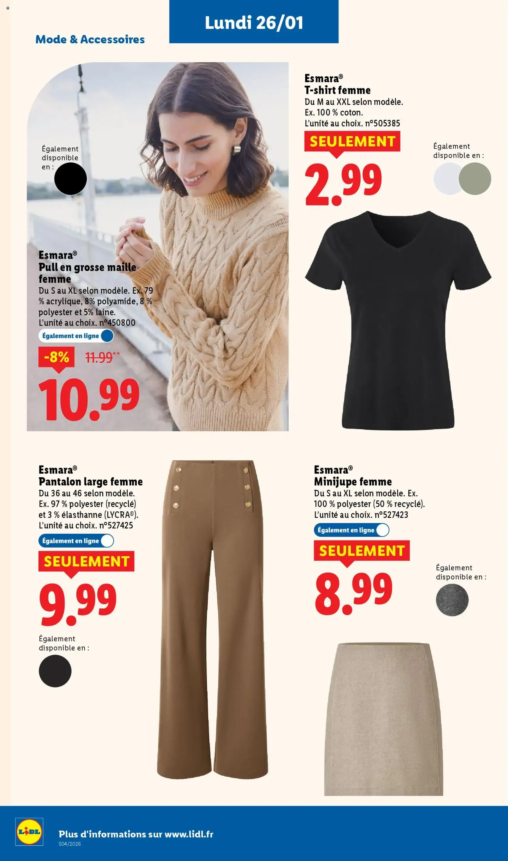 LIDL catalogue semaine 4 - brochure valable à partir du 22/01/2026, page 58 sur 79