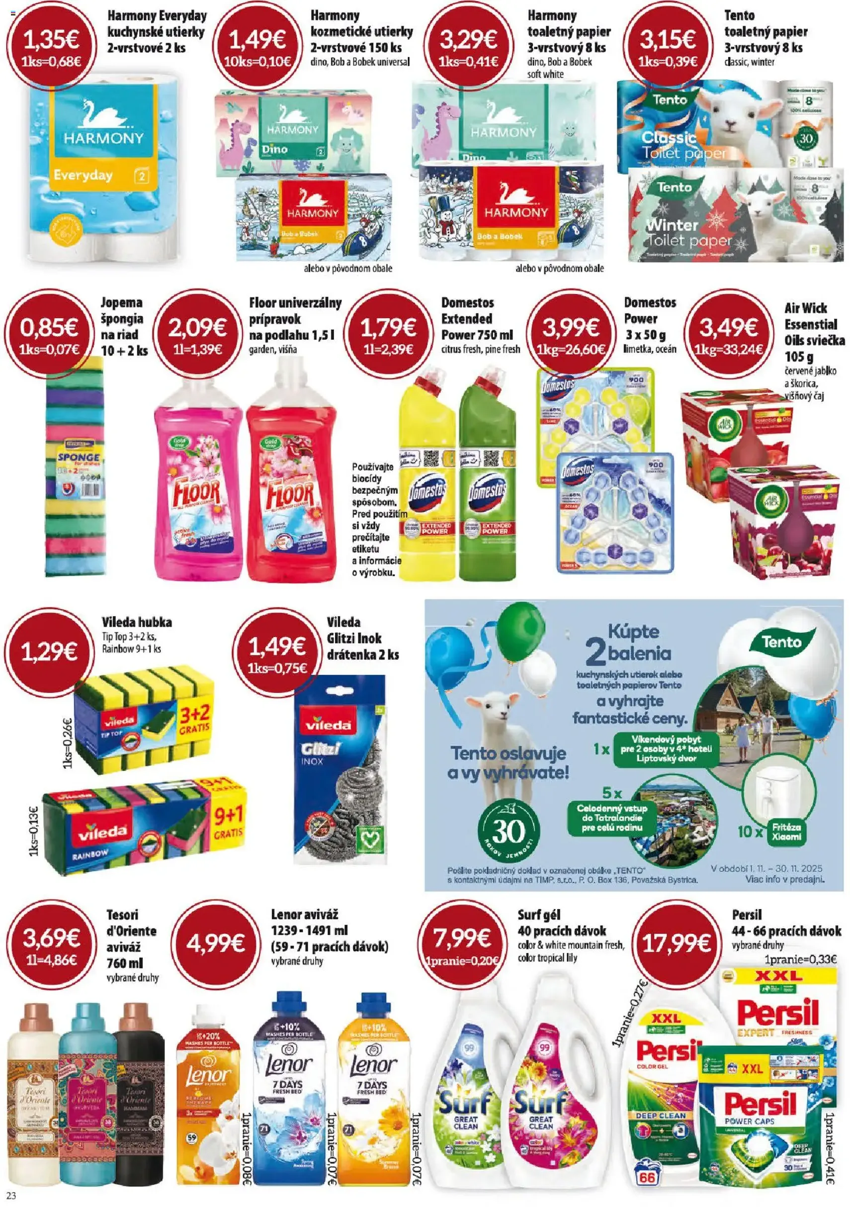 CBA Verex leták - platný leták od 06.11.2025 strana 23 z 24