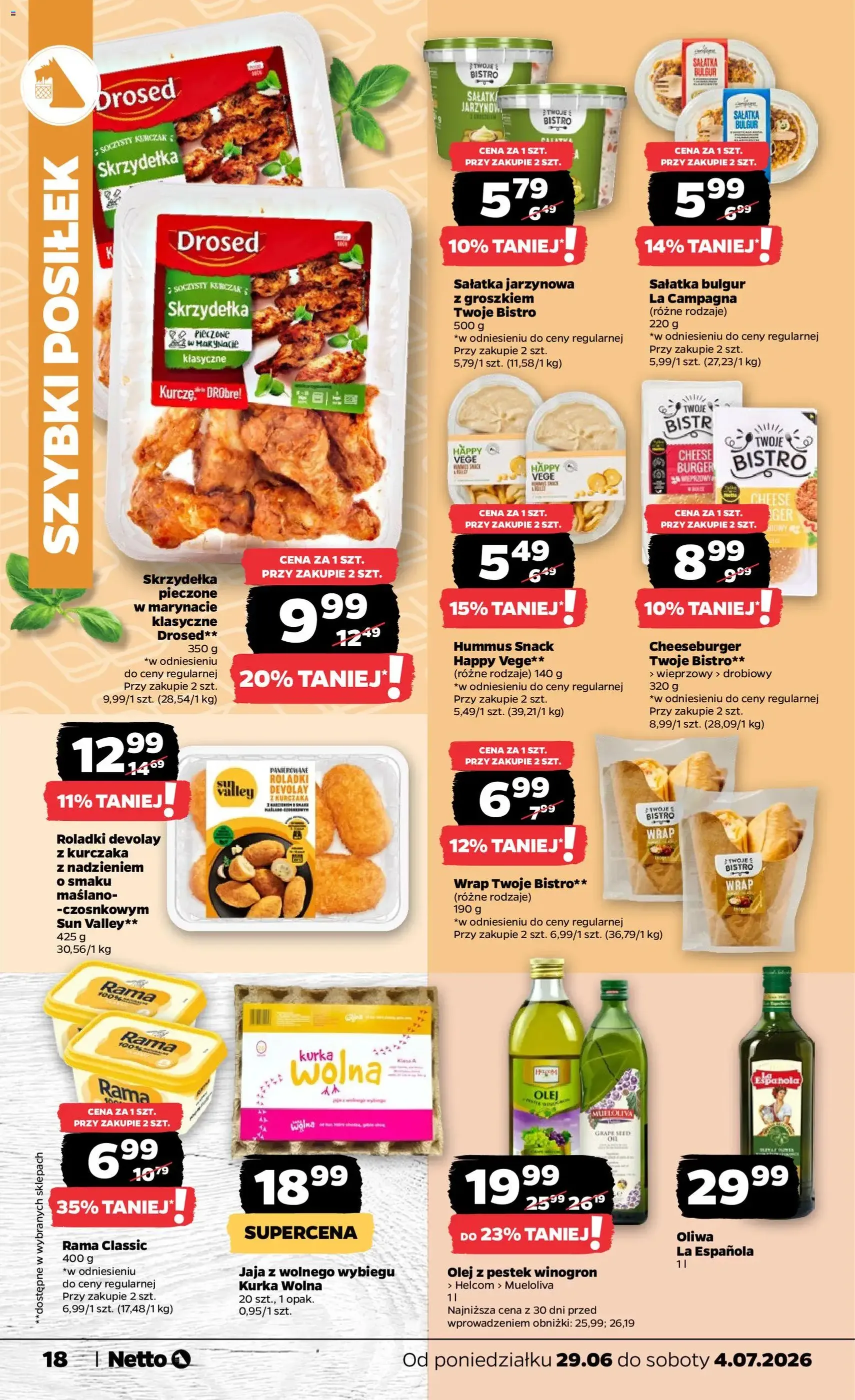 Netto gazetka od poniedziałku spożywcza - ważny gazetka od 29.06.2026 strona 18 z 37