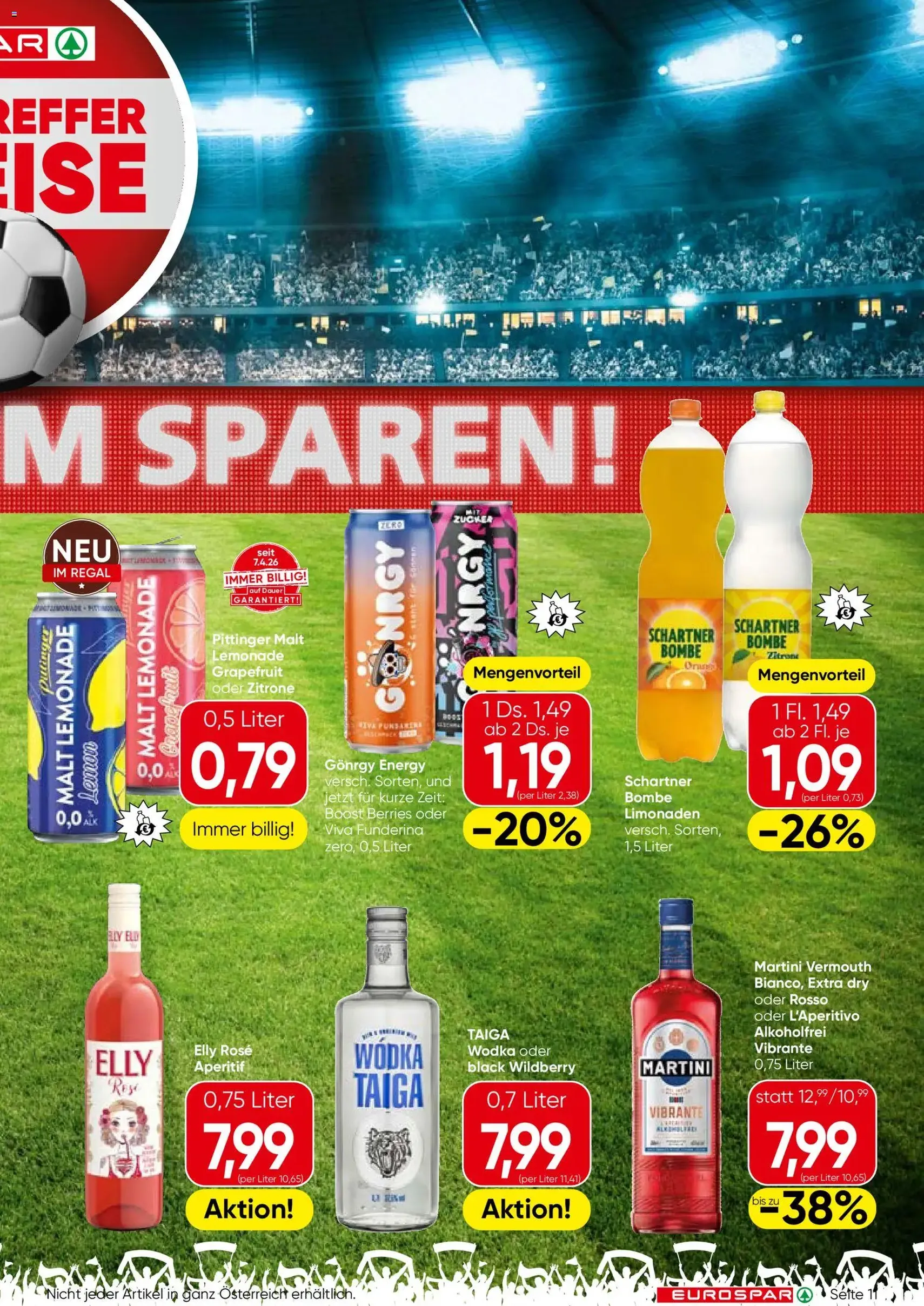 Eurospar Flugblatt - Gültiger Prospekt ab 18.06.2026, Seite 11 von insgesamt 16