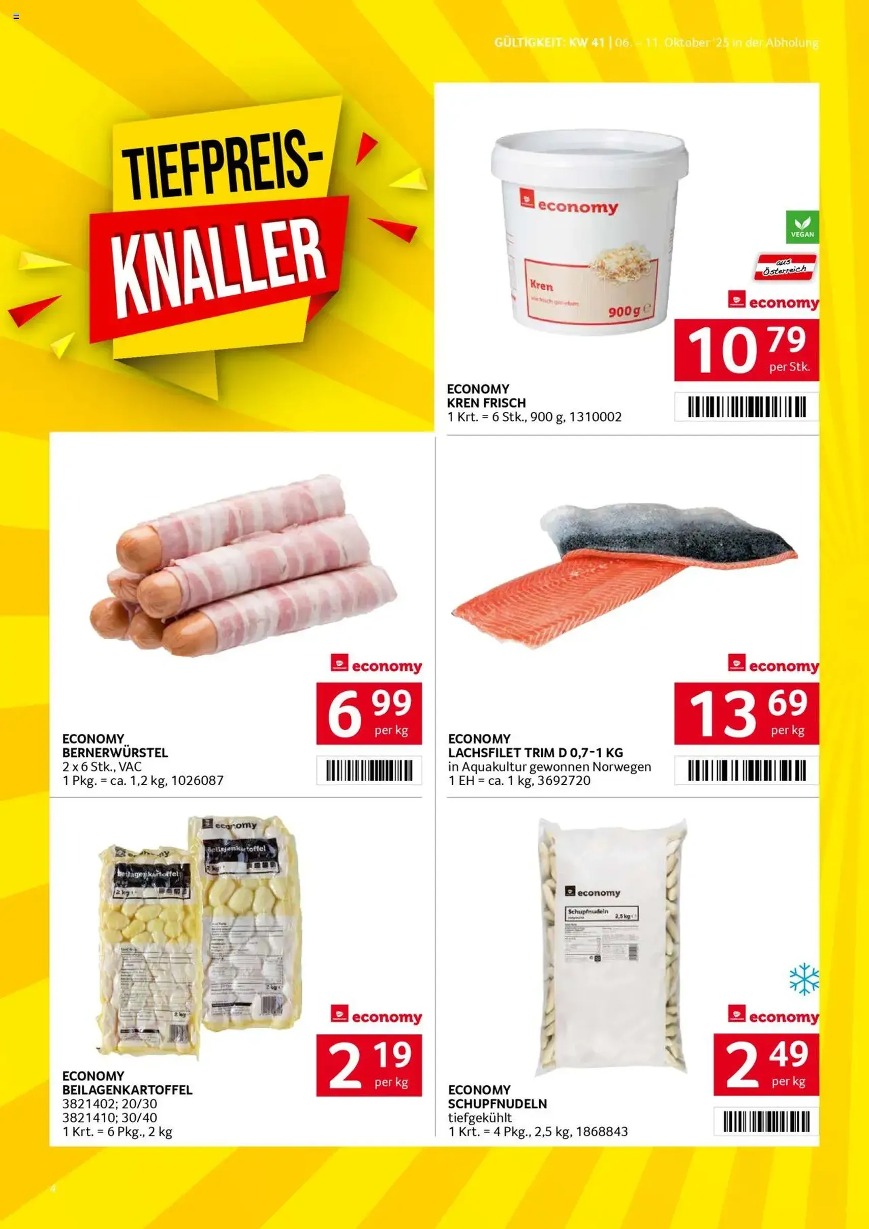 Transgourmet Flugblatt - Gültiger Prospekt ab 05.10.2025, Seite 4 von insgesamt 26