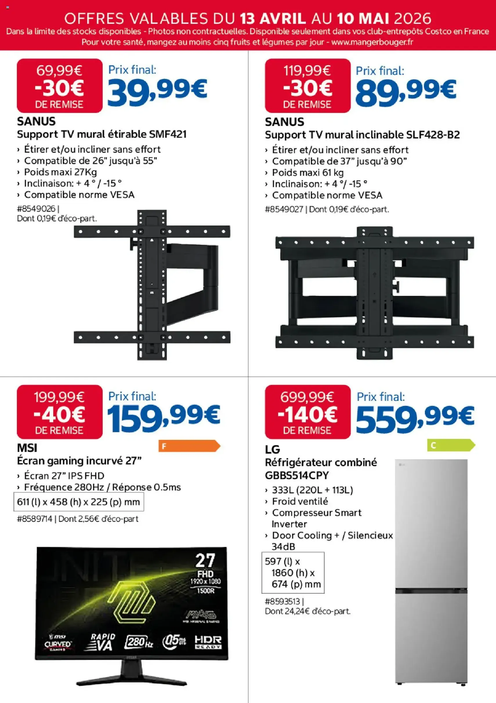 Costco catalogue - brochure valable à partir du 13/04/2026, page 15 sur 20
