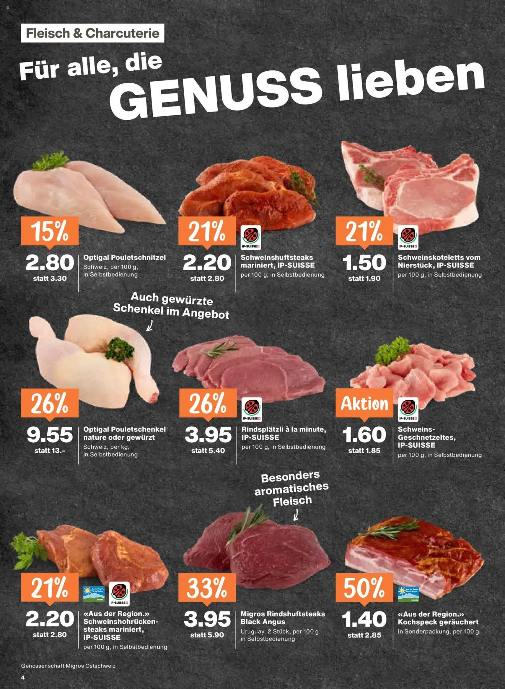 Migros aktionen - Gültiger Prospekt ab 07.05.2026, Seite 4 von insgesamt 24