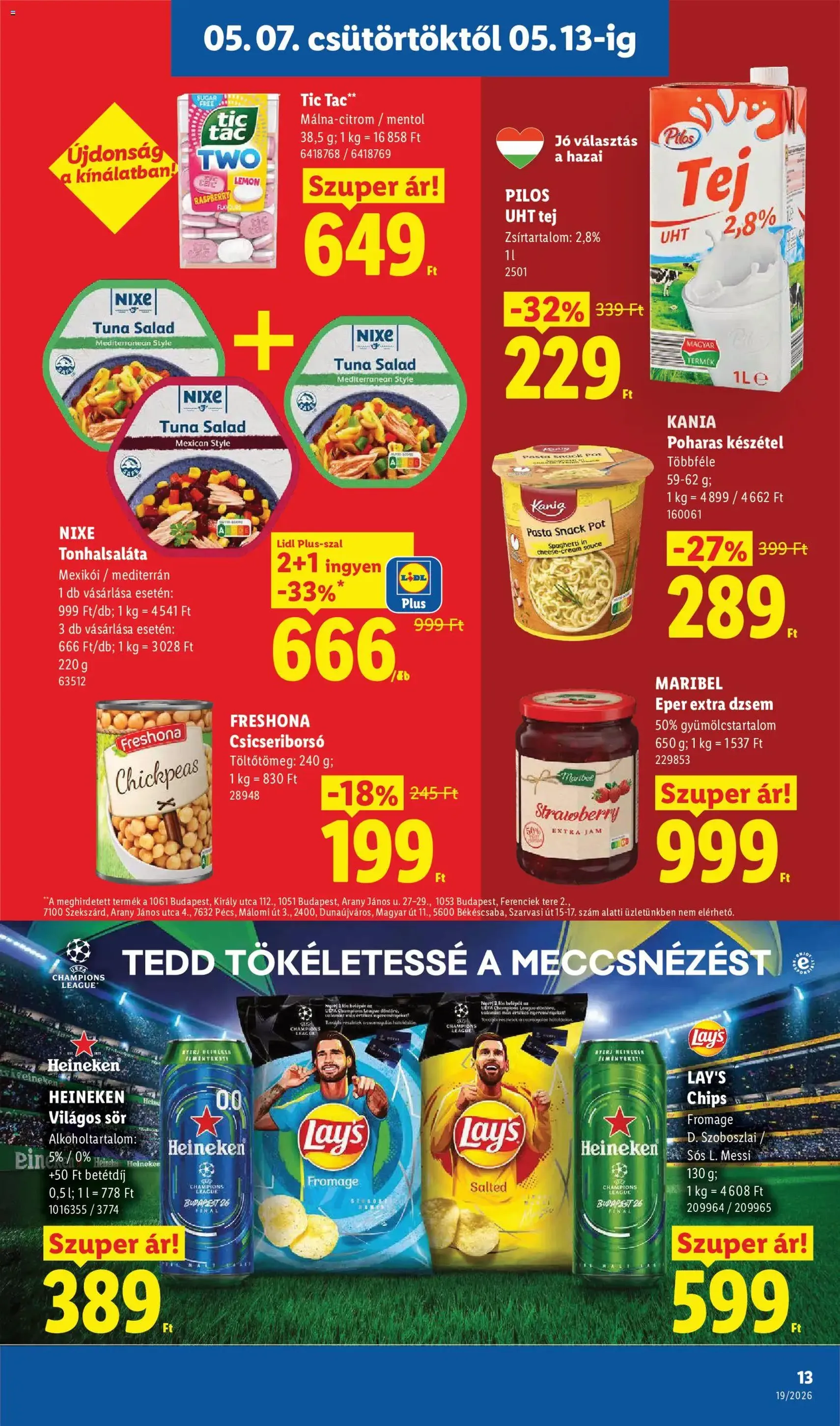 Lidl akciós újság - 2026.05.07. érvényes szórólap 13 oldal 76 oldalból