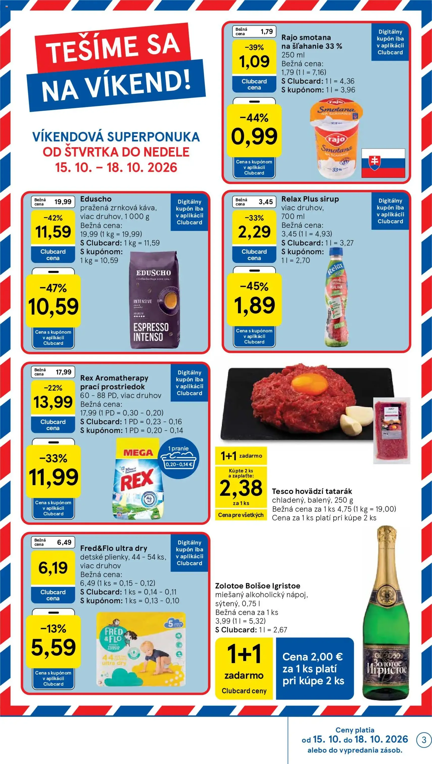 Tesco Hypermarket - leták - platný leták od 14.10.2026 strana 3 z 45