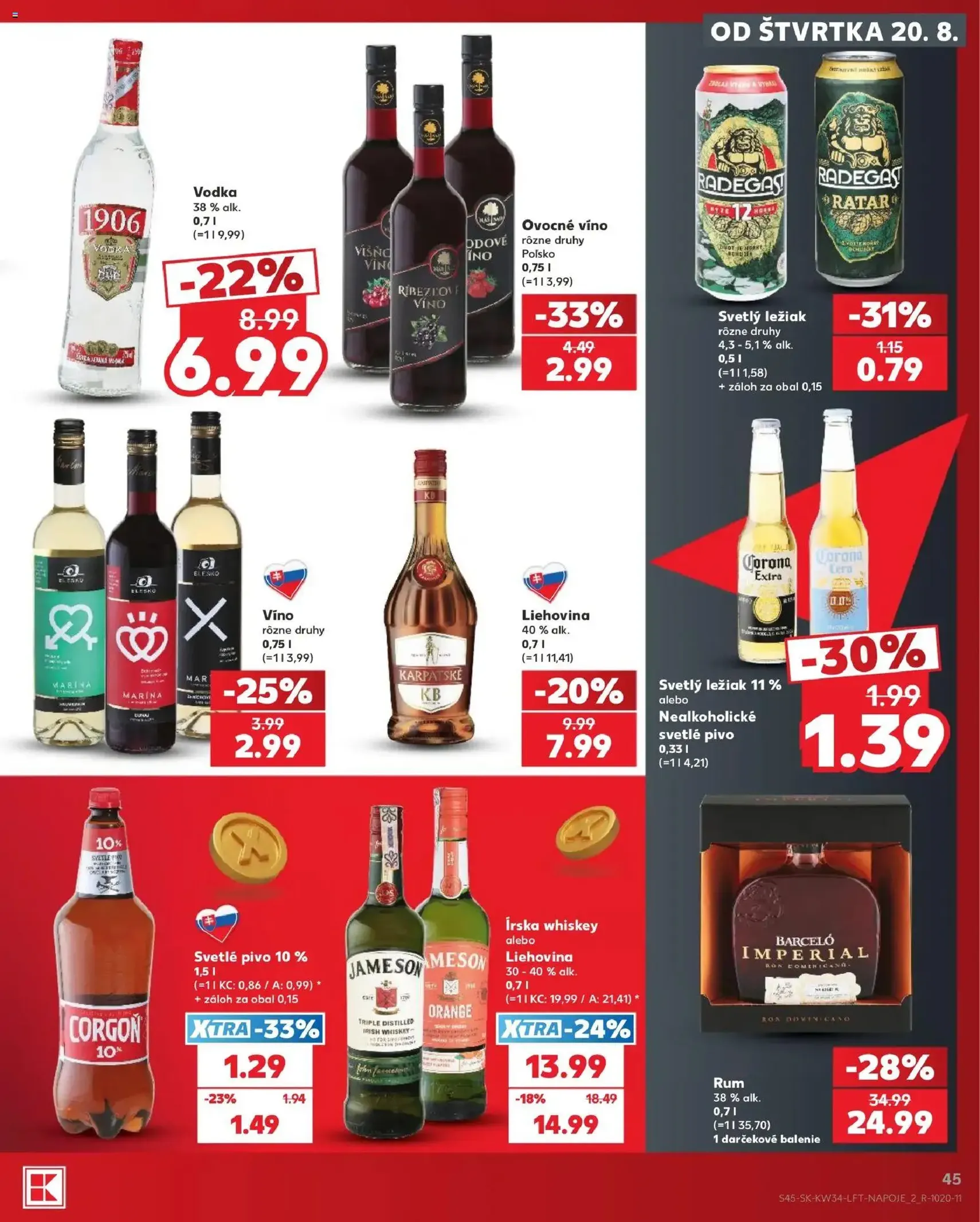 Kaufland leták - platný leták od 20.08.2026 strana 45 z 76