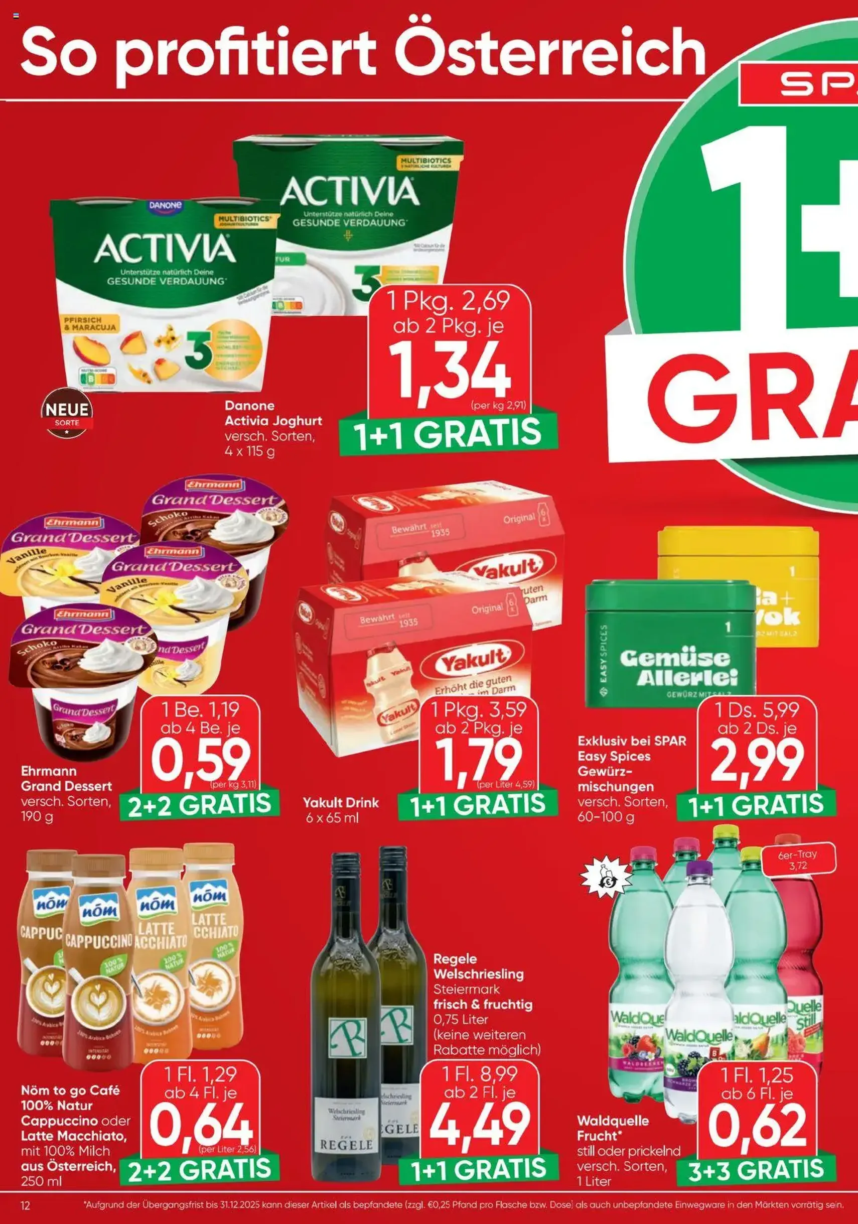 Spar Flugblatt - Gültiger Prospekt ab 25.09.2025, Seite 12 von insgesamt 24