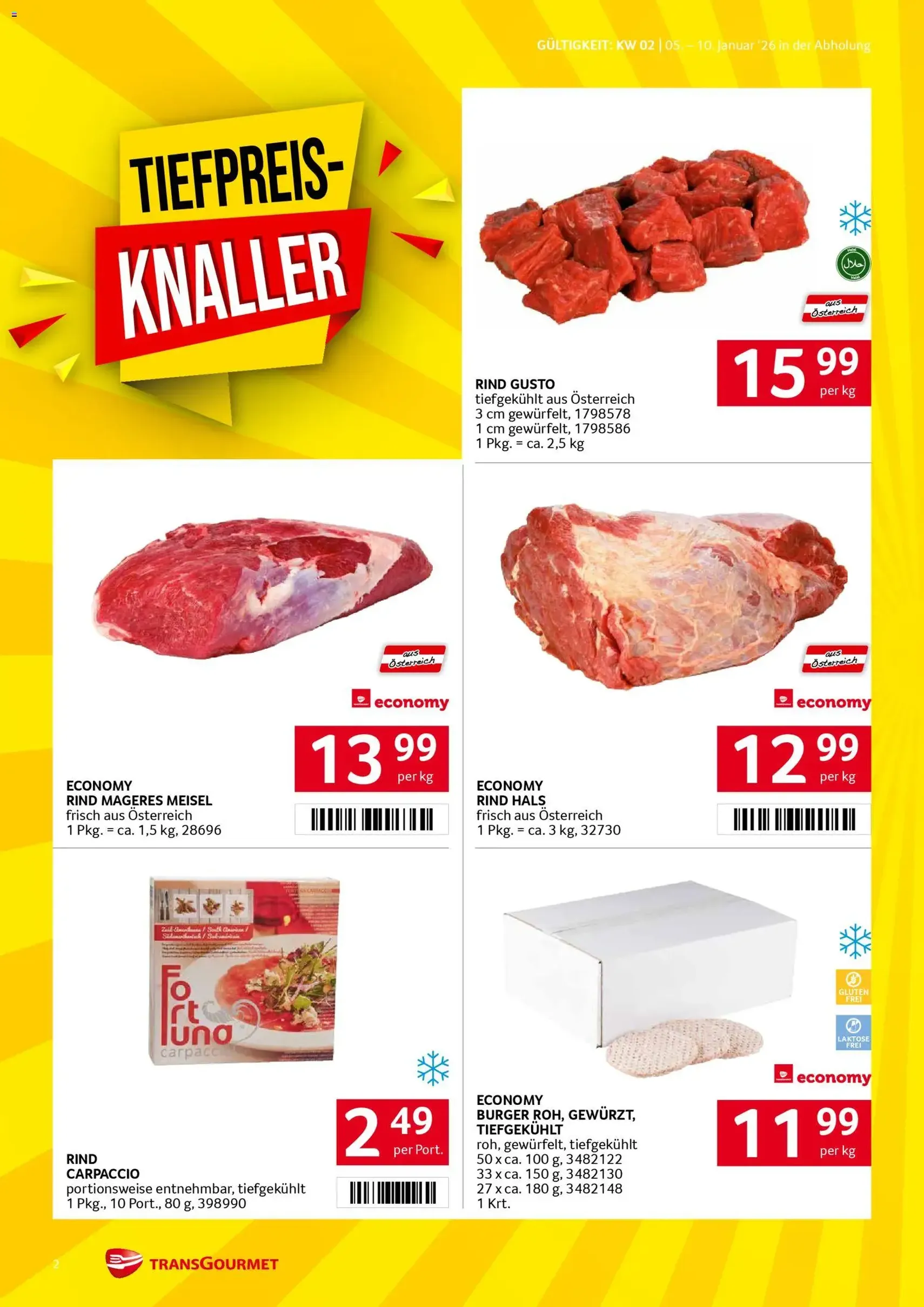 Transgourmet Flugblatt - Gültiger Prospekt ab 05.01.2026, Seite 2 von insgesamt 35