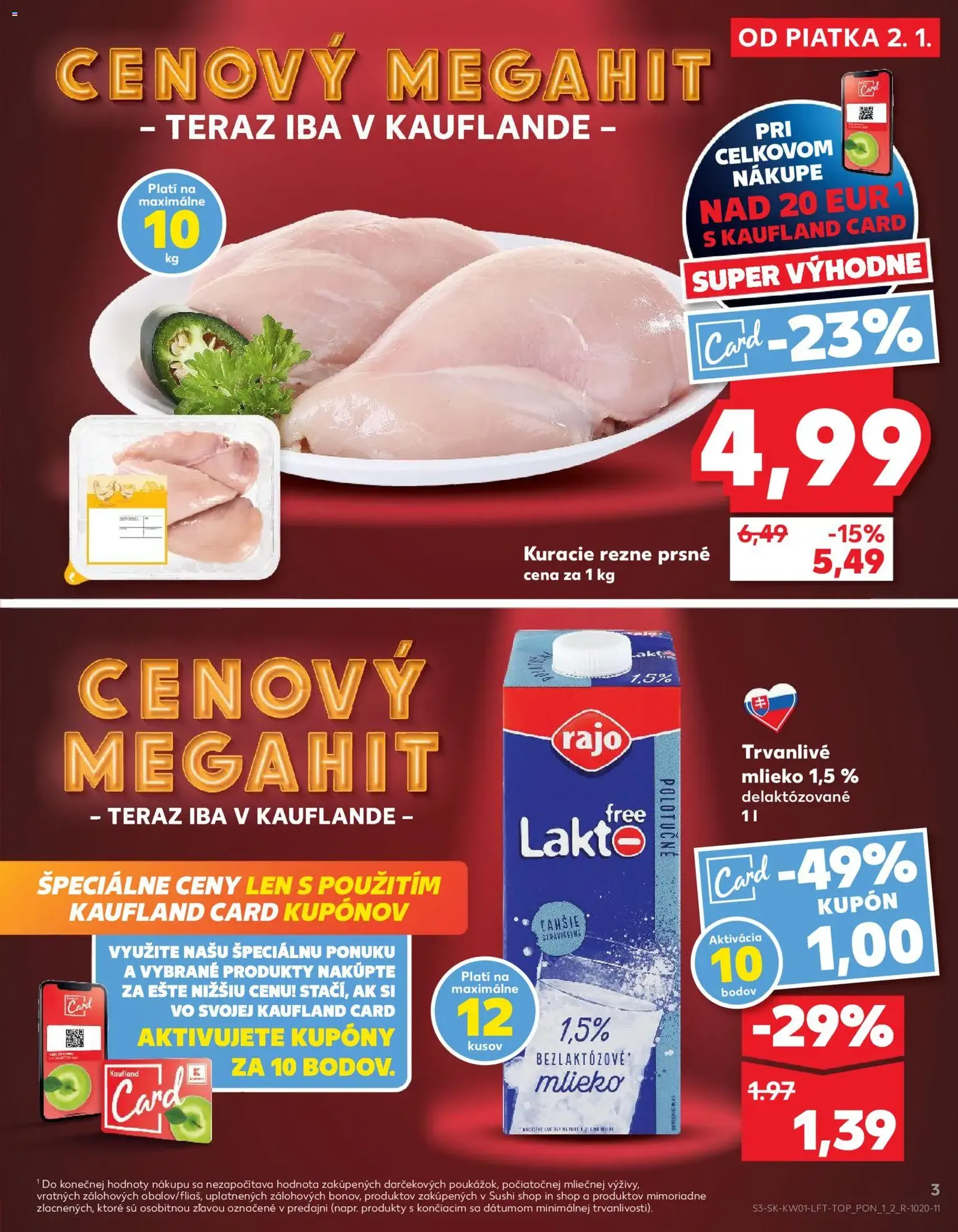 Kaufland SK Akciós újság - 2026.01.02. érvényes szórólap 3 oldal 72 oldalból