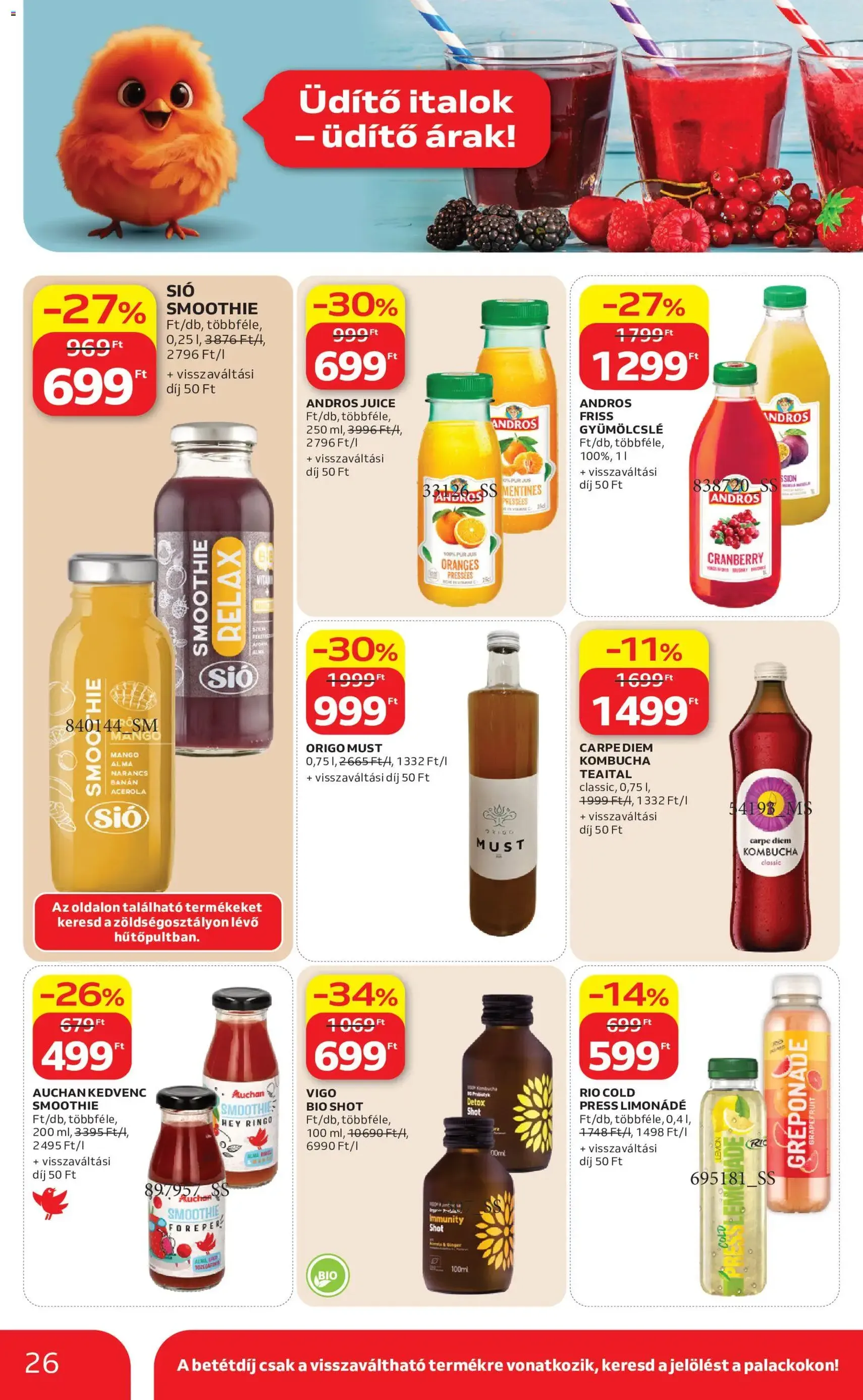 Auchan akciós újság - 2026.08.06. érvényes szórólap 26 oldal 48 oldalból